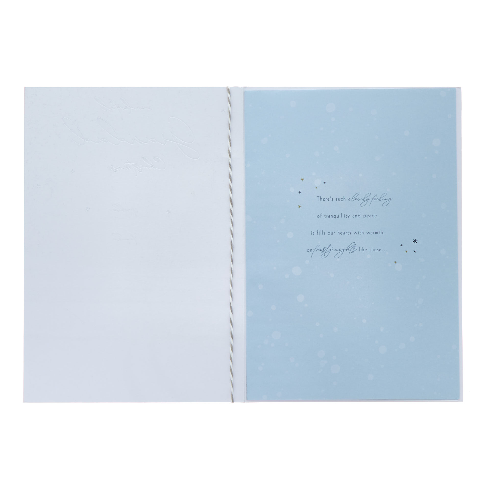Grandad Snowy Night Christmas Card
