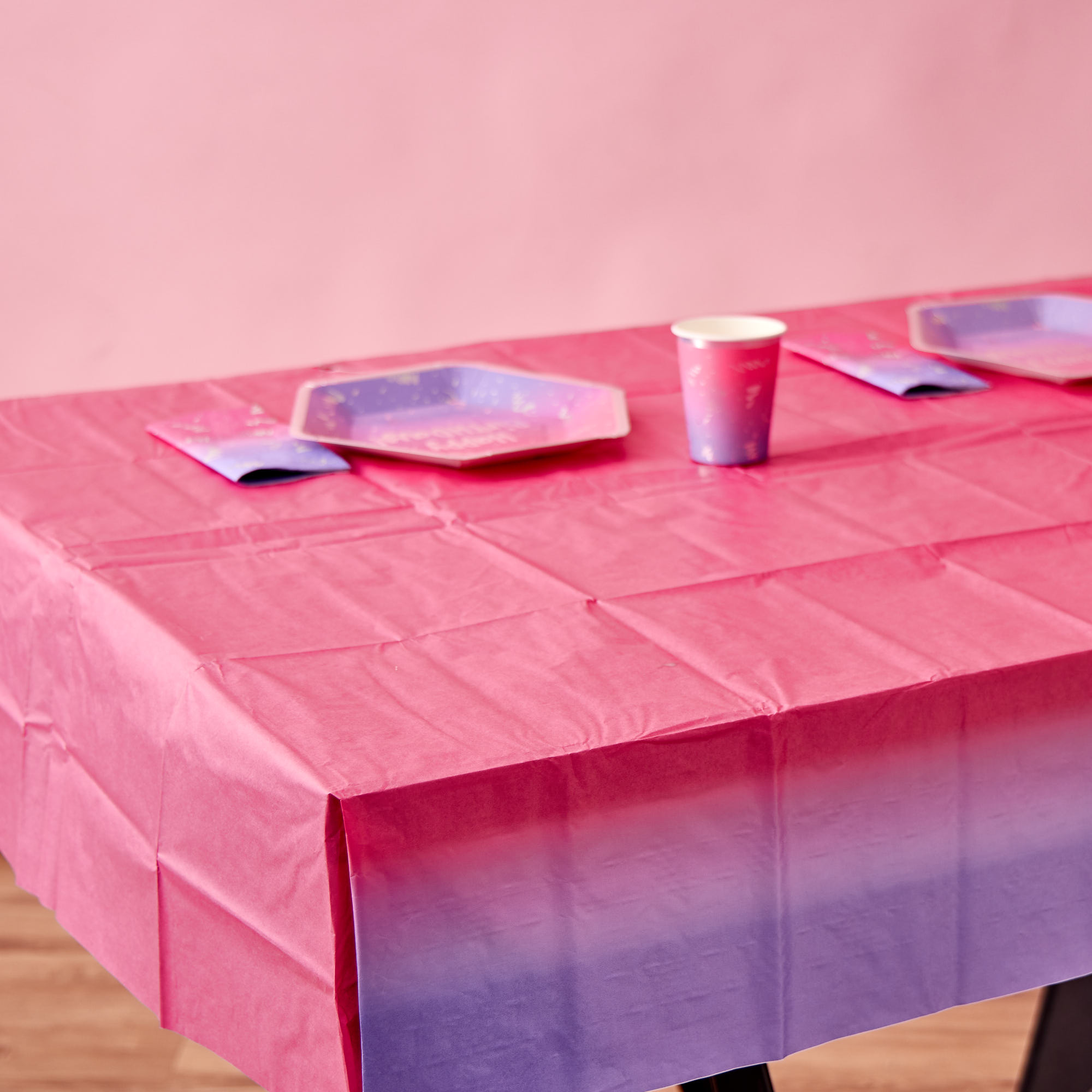 Pink Ombre Table Cover