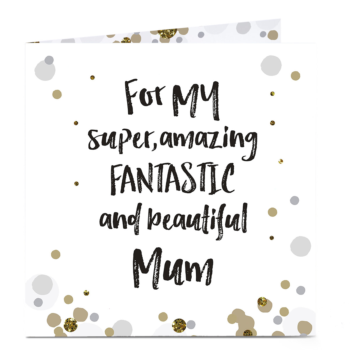 Personalised Card - Fantastic & Beautiful Mum