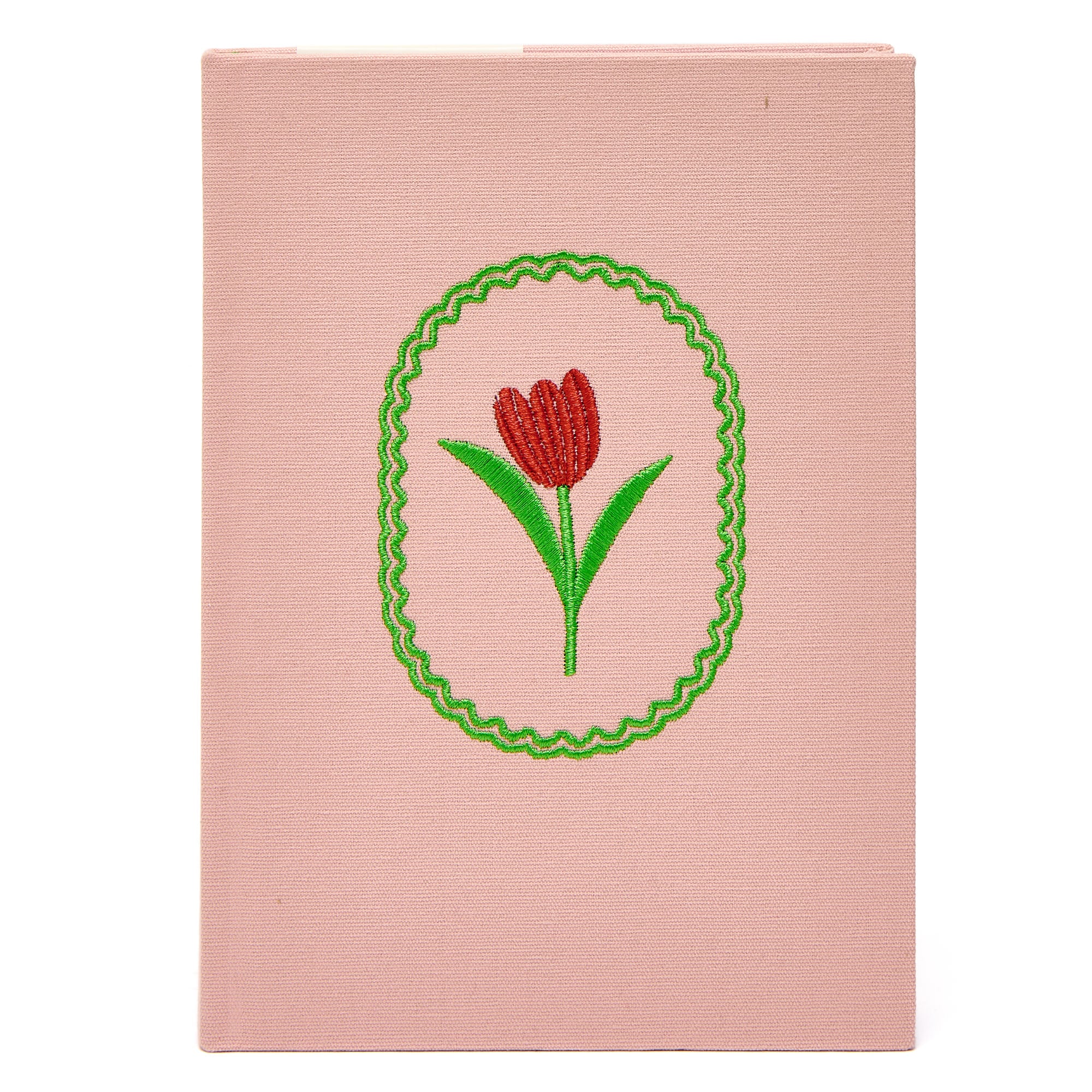 Spring Cottage A5 Embroidered Notebook