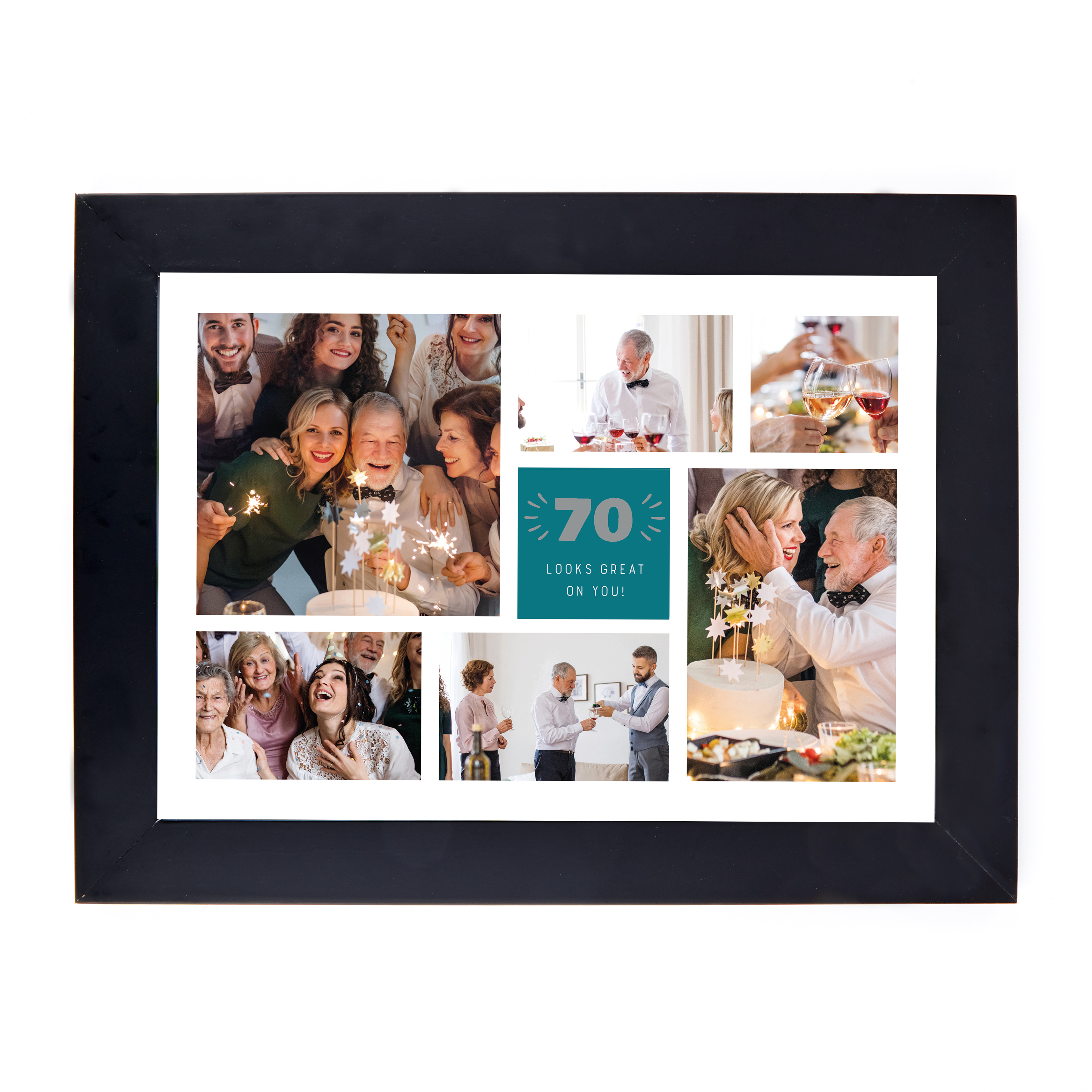 Personalised 70th Birthday Photo Print - Looks Great On You (Landscape)