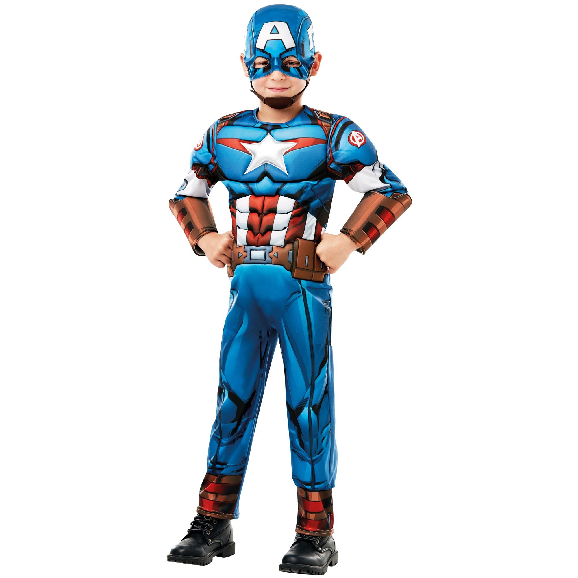 Captain America Children's Fancy Dress Costume