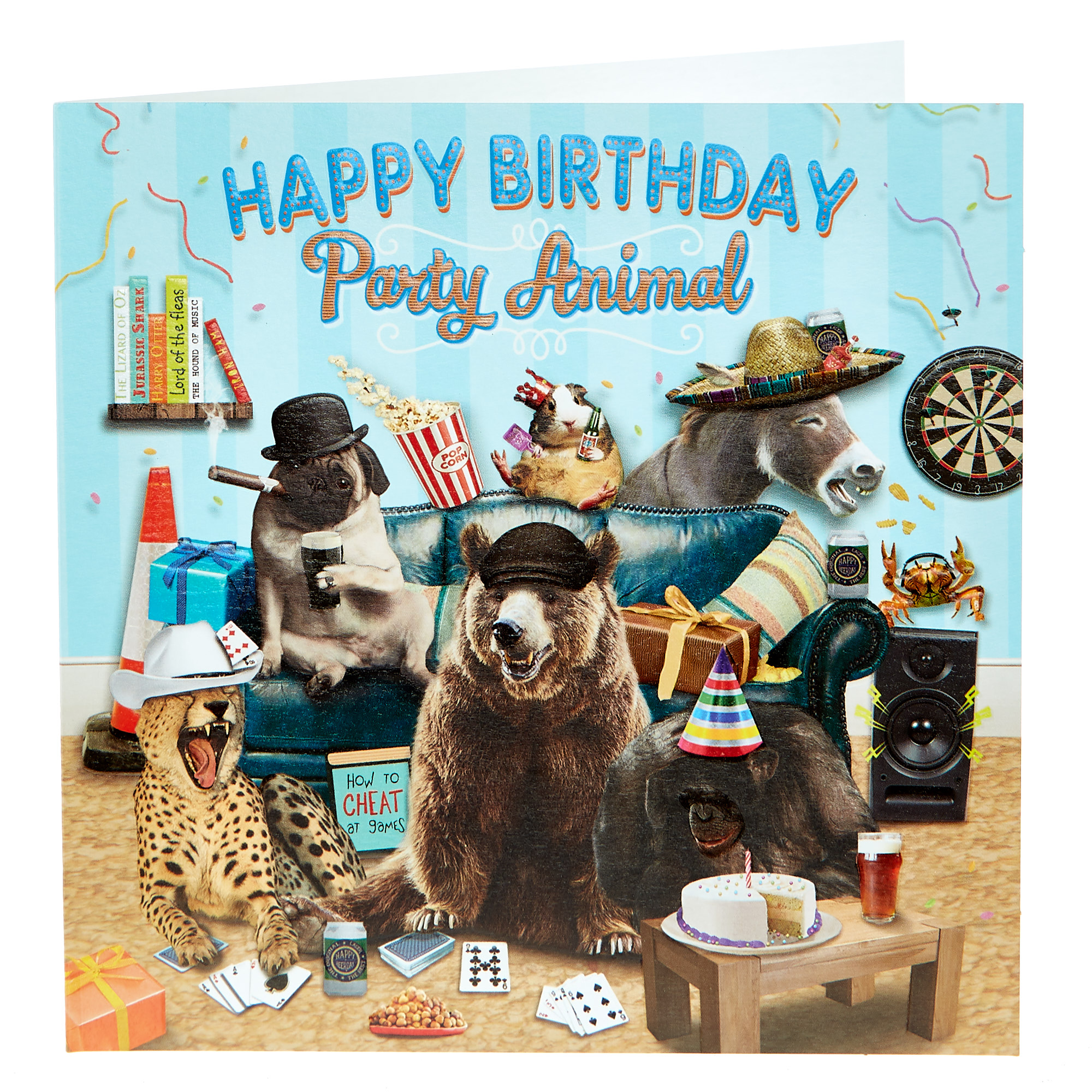 Birthday Card - Party Animal