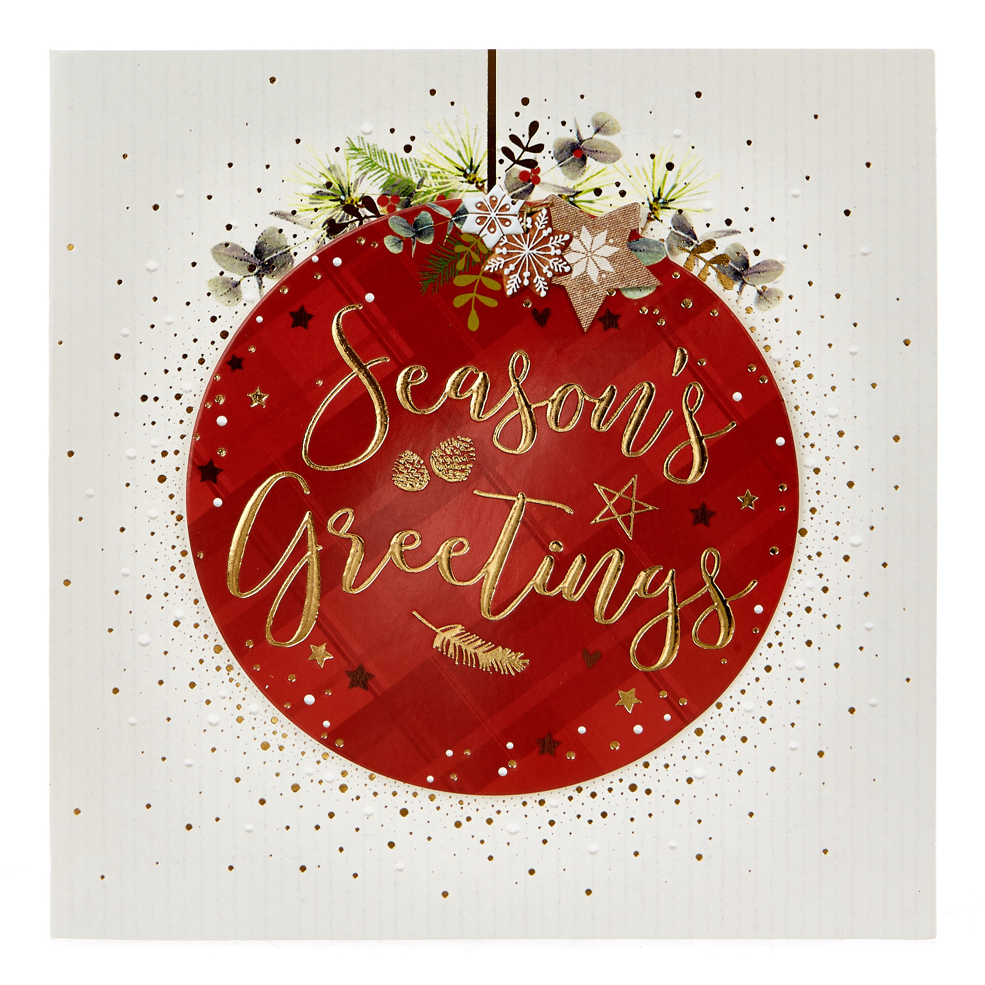 Deluxe Boxed Christmas Cards - Festive Door, Pack Of 12