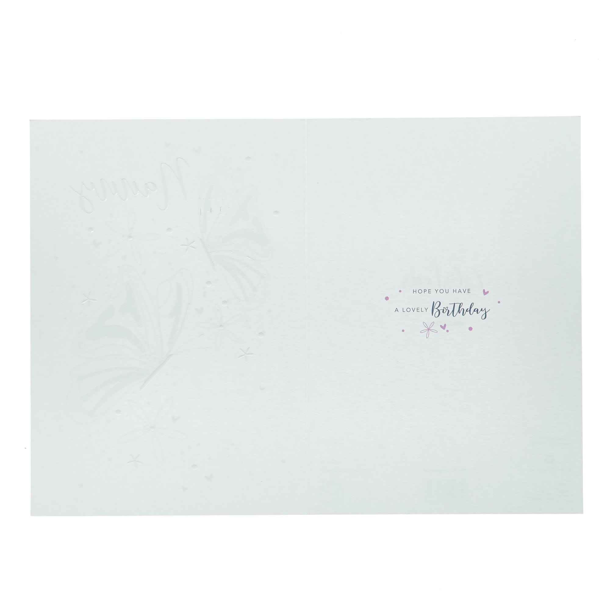Birthday Card - For You Nanny, Butterflies 