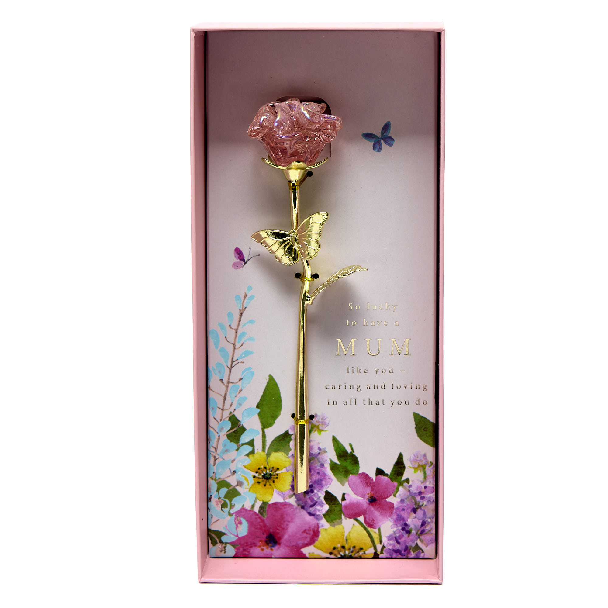 For Mum Sent With Love Ornamental Flower