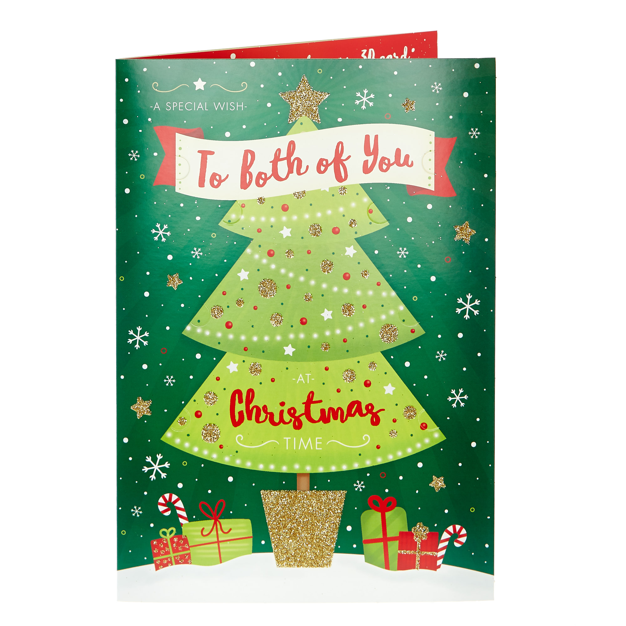 3D Pop-Out Christmas Card - To Both of You