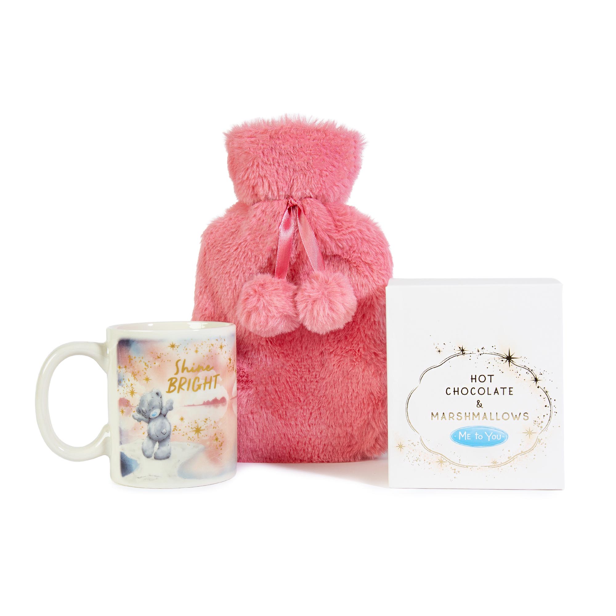 Tatty Teddy Shine Bright Hot Water Bottle, Mug & Hot Chocolate Set