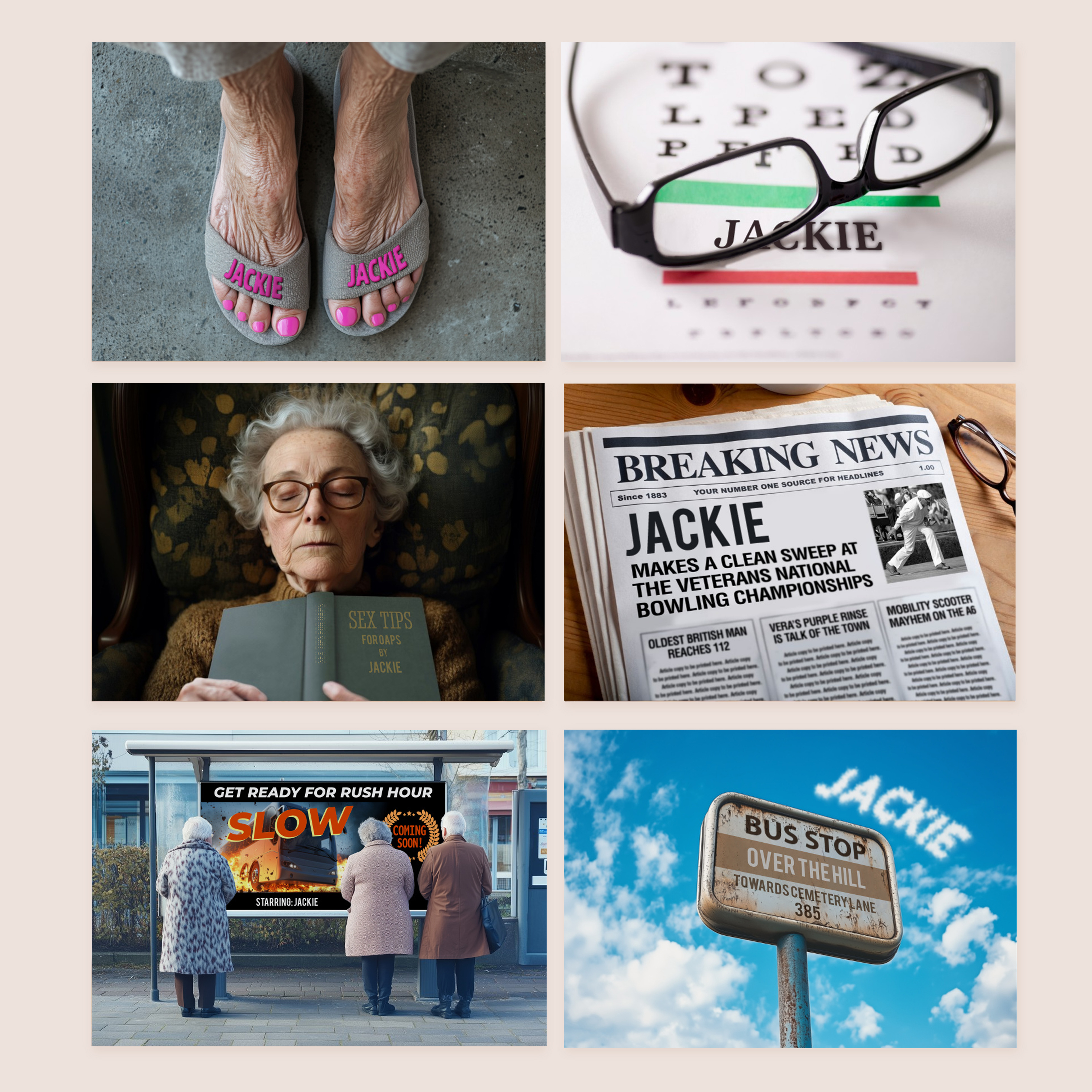 Personalised Senior Moments Calendar - 2024-2025 Edition