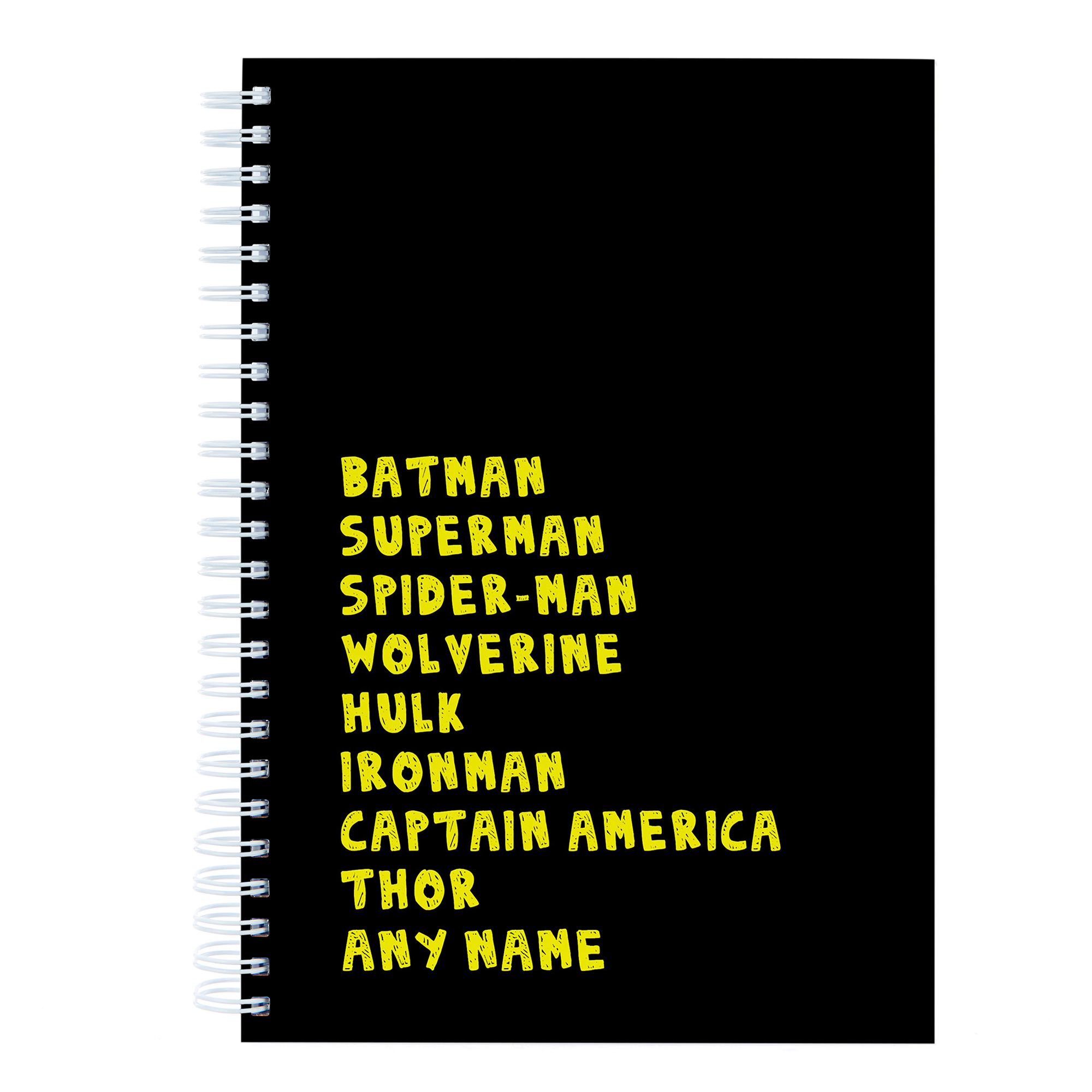 Personalised Notebook - Comic Heroes