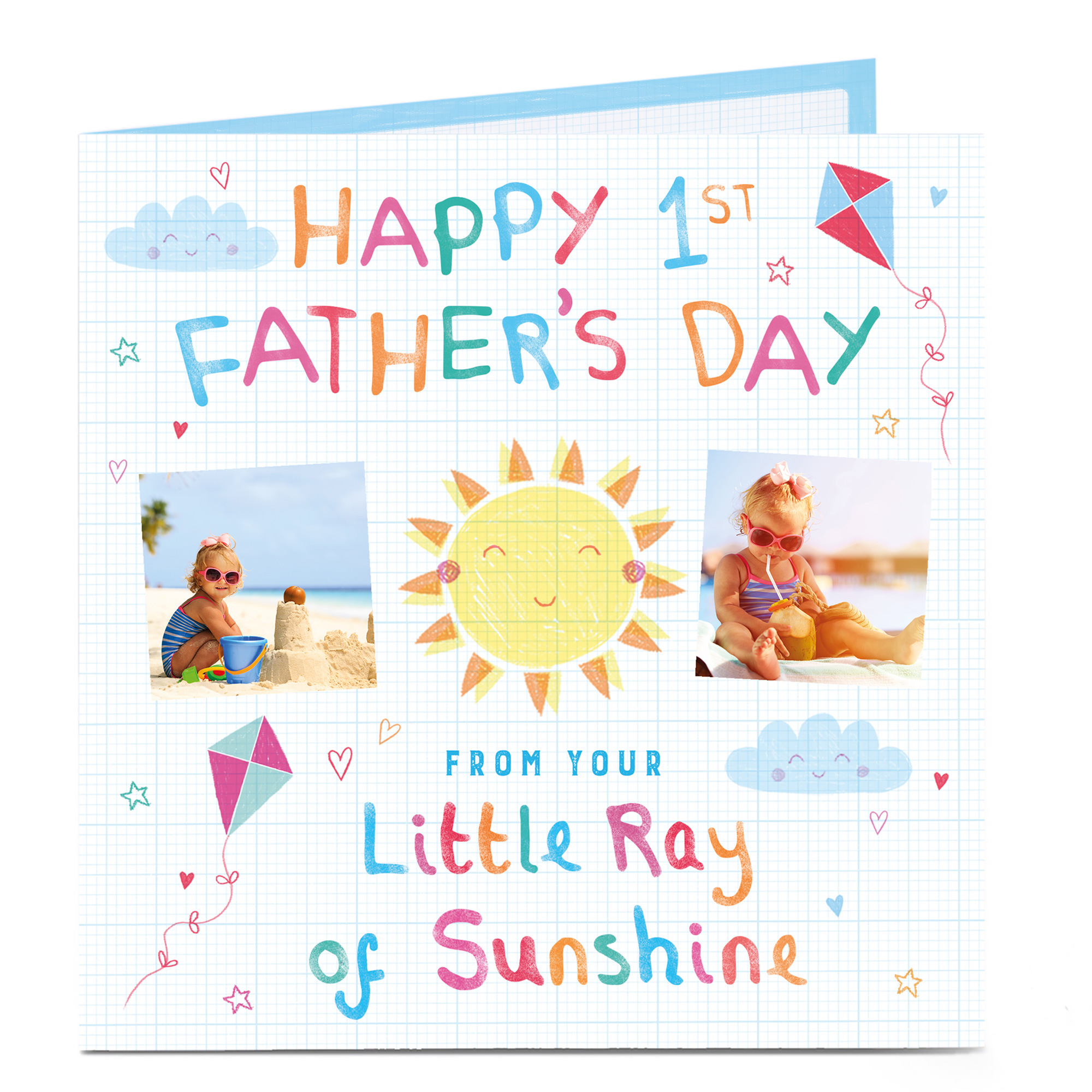 Photo Father's Day Card - First Father's Day, Sunshine