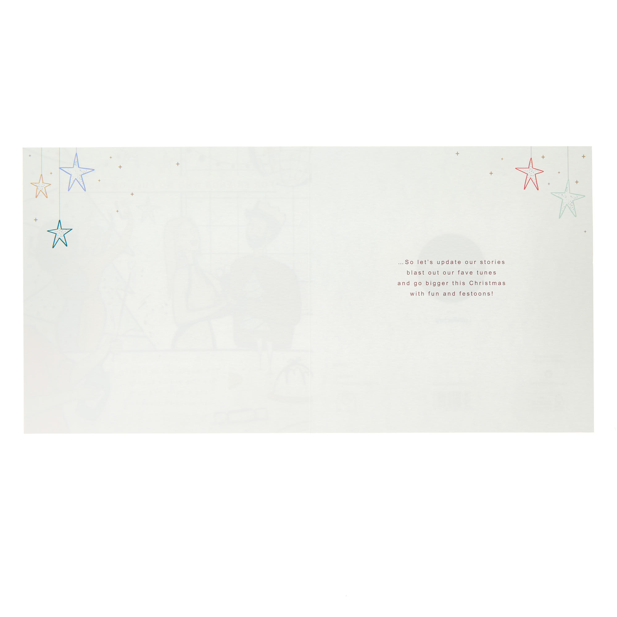 Platinum Friends Full On Festive Christmas Card