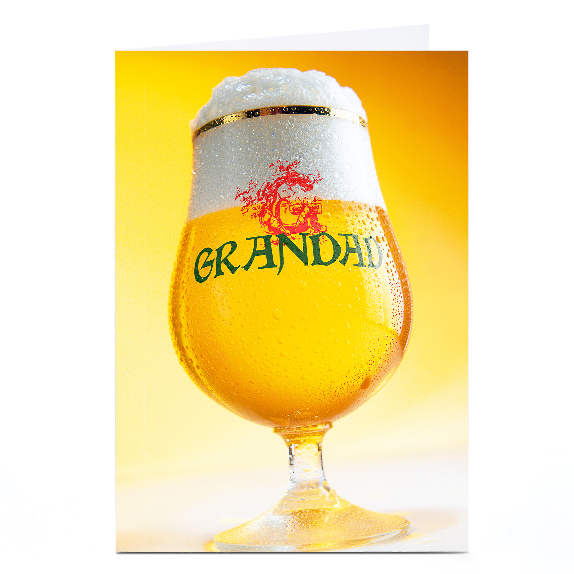 Personalised Card - Beer Glass [any recipient]