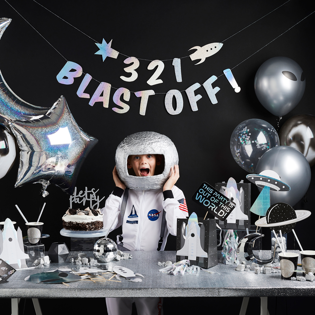 Outerspace Birthday Party Range