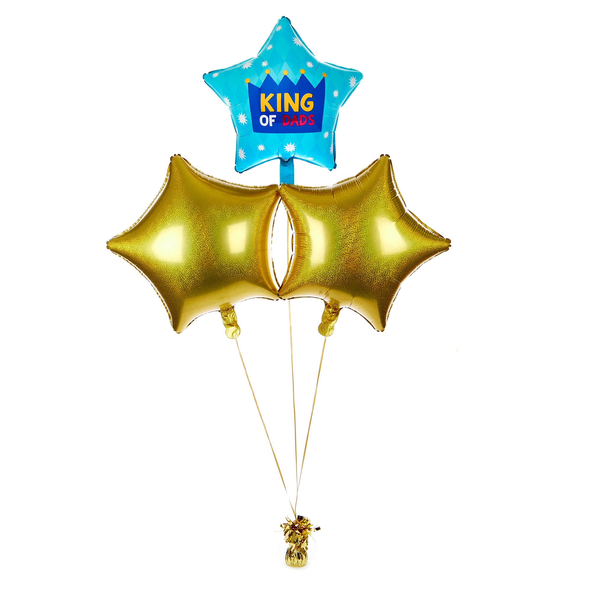 King Of Dads Balloon Bouquet - Pre-Order For Father's Day!