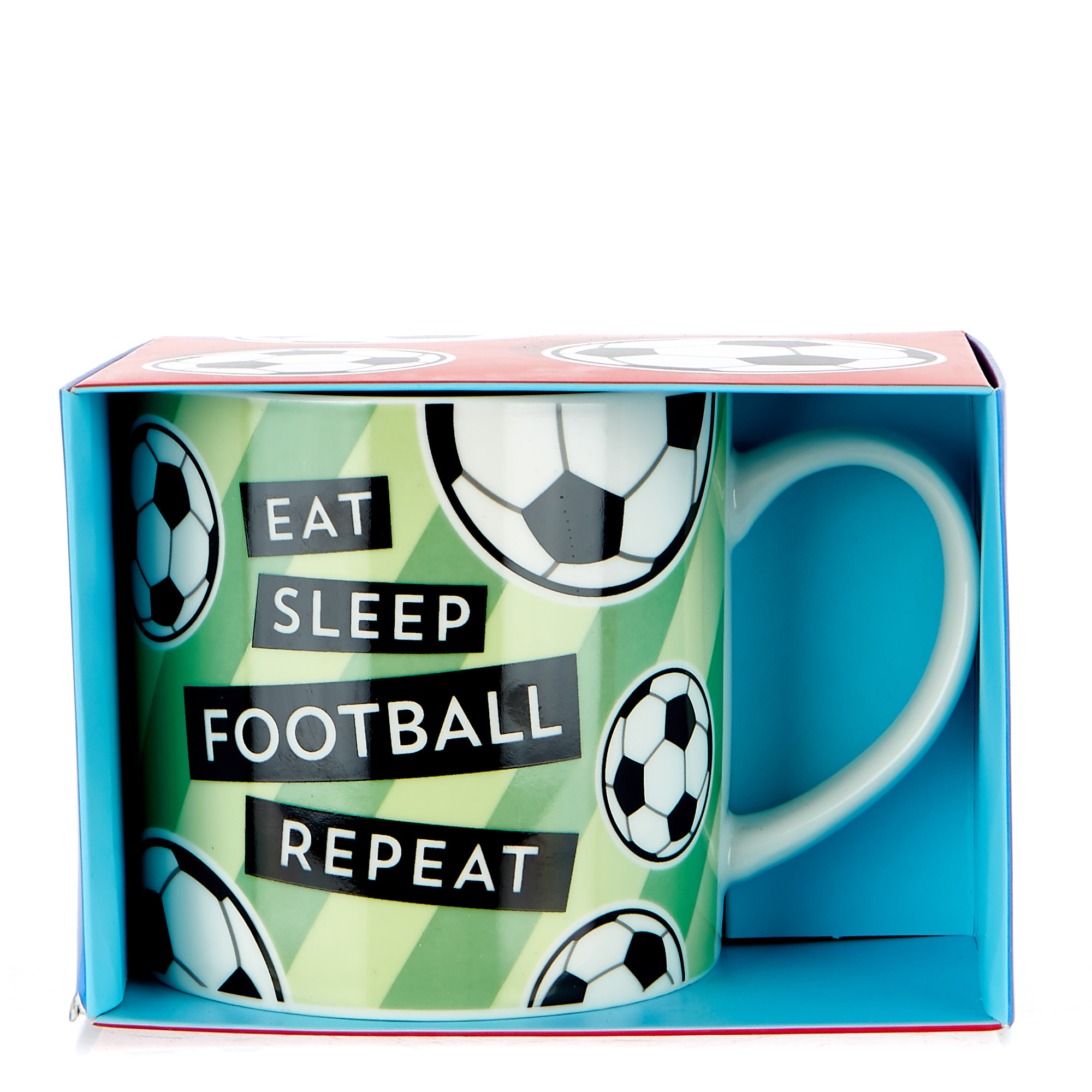 Eat Sleep Football Repeat Mug