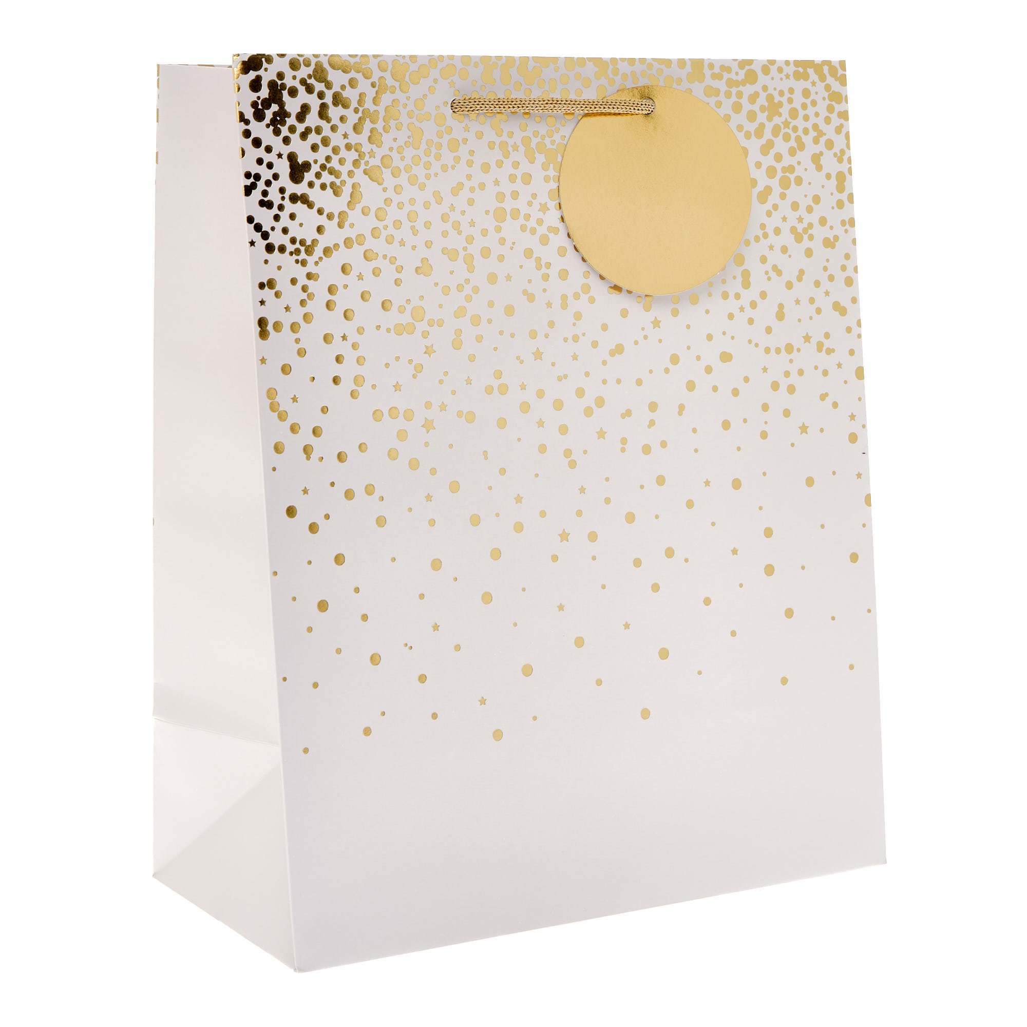 Gold Speckle Gift Bags - Multipack of 5