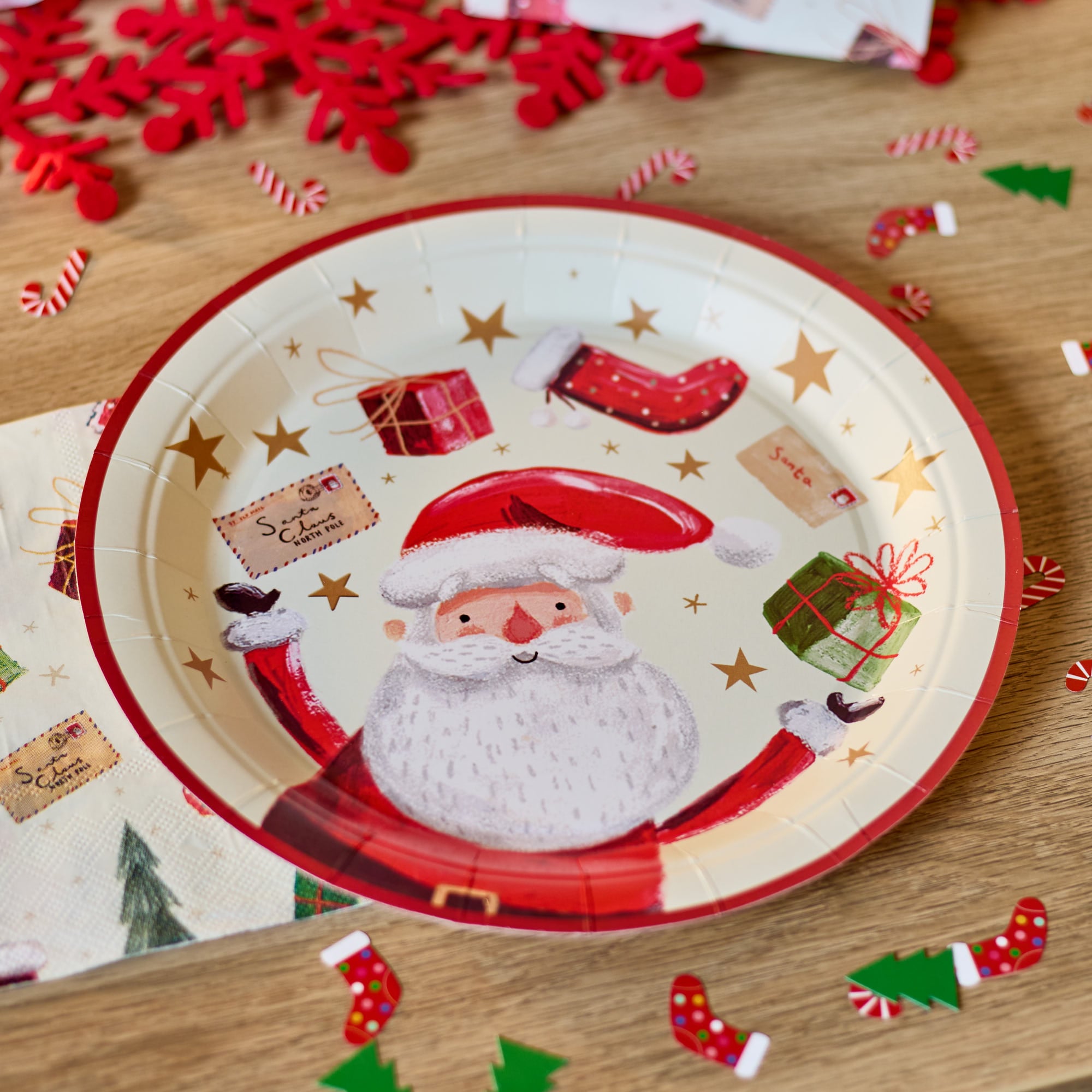 Letter to Santa Paper Plates - Pack of 10