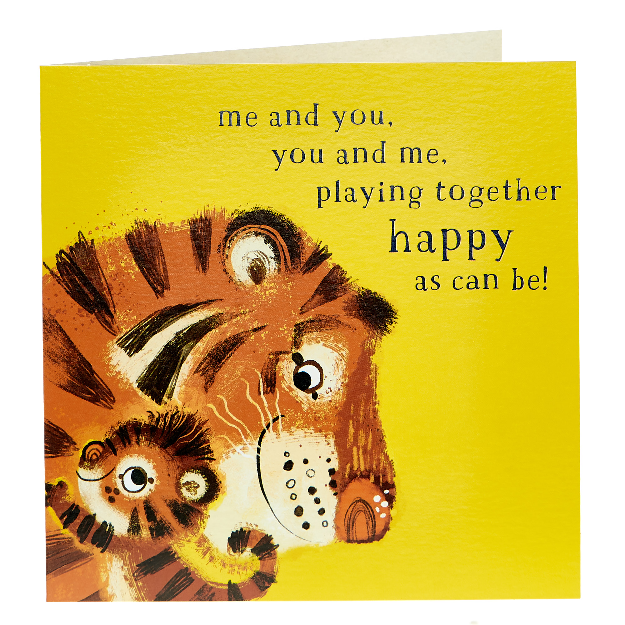 Birthday Card - Me & You Tigers