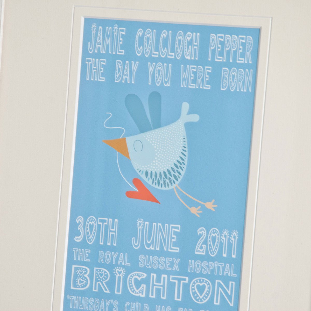 Personalised Print - Day You Were Born