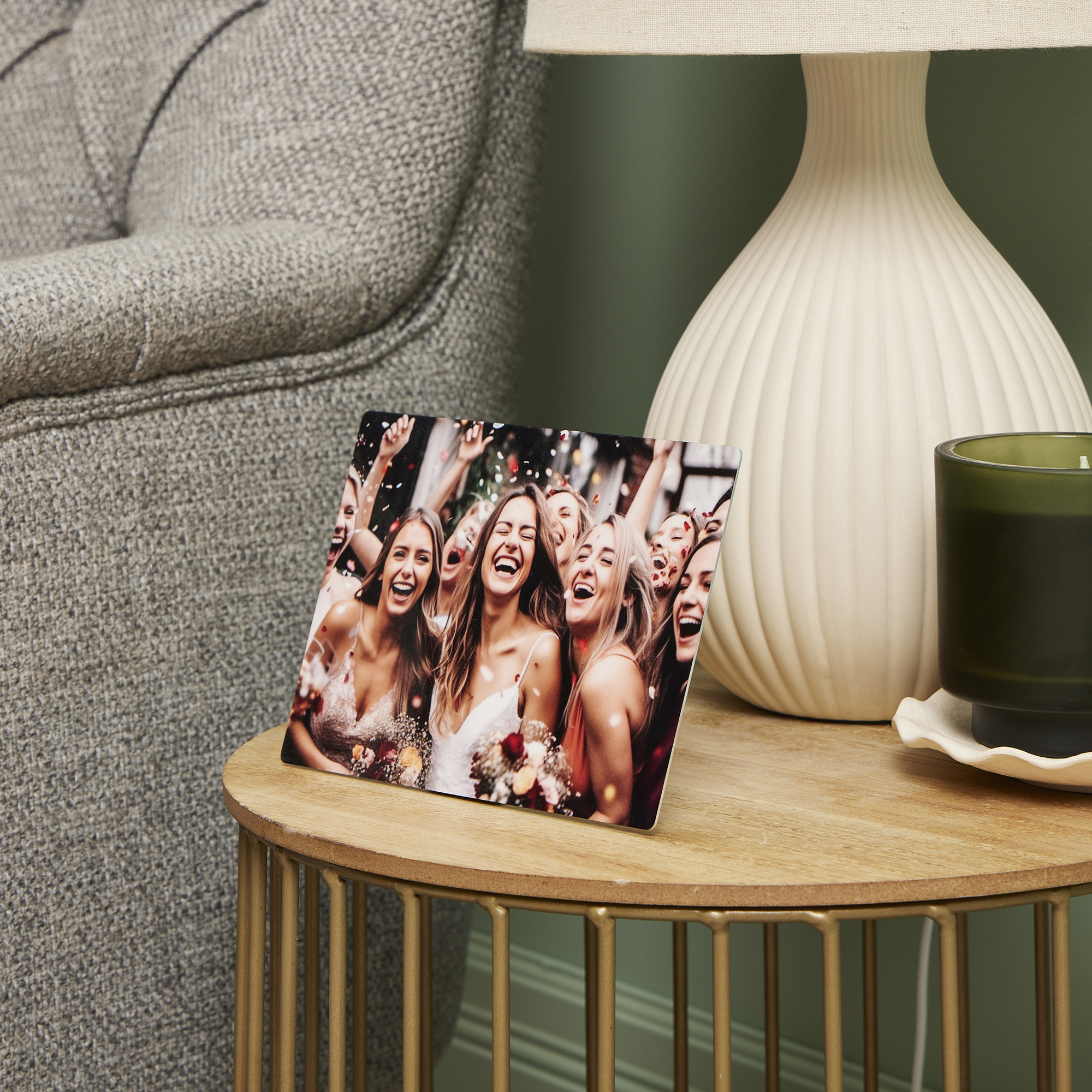 Personalised Aluminium Landscape Photo Panel 13cm x 18cm