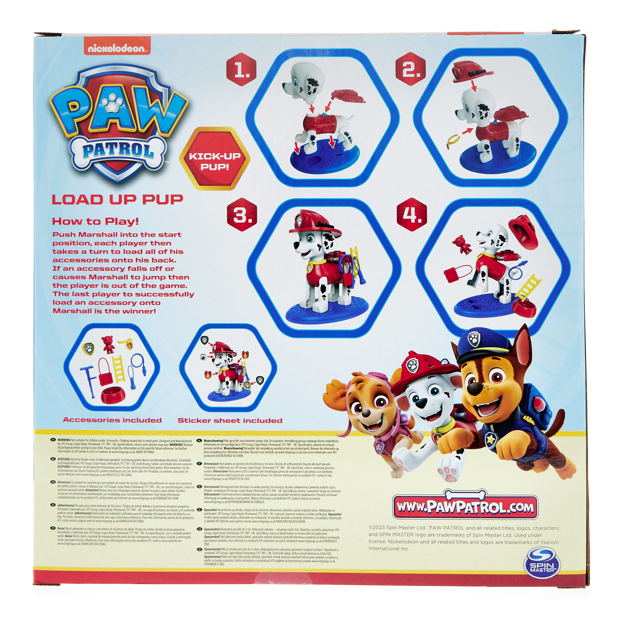Paw Patrol Load Up Pup Game