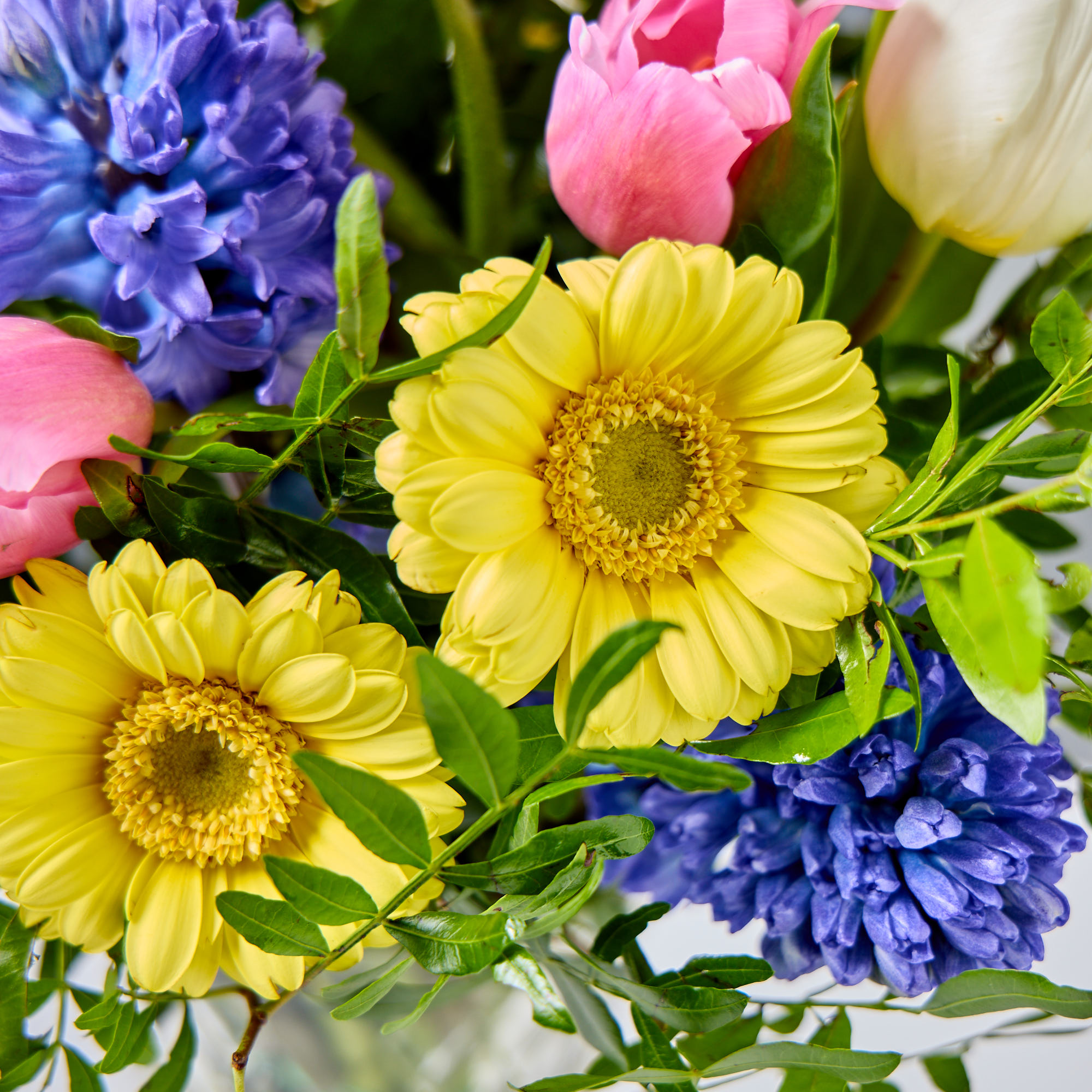 Blossoming Gifts Spring Pastels Flower Bouquet - Free Delivery!