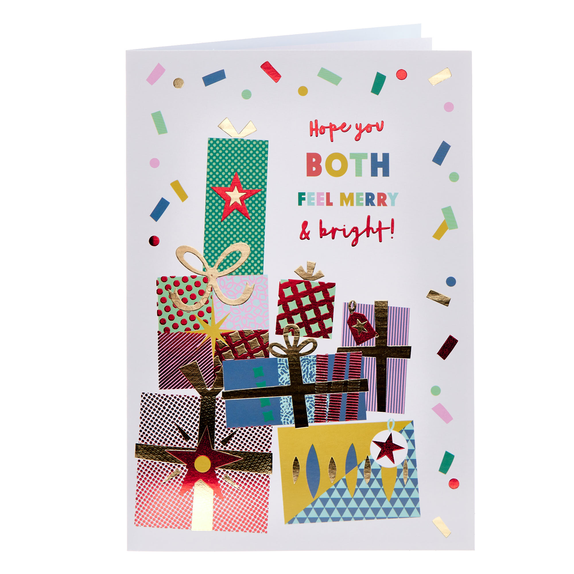 To Both Gifts & Confetti Christmas Card