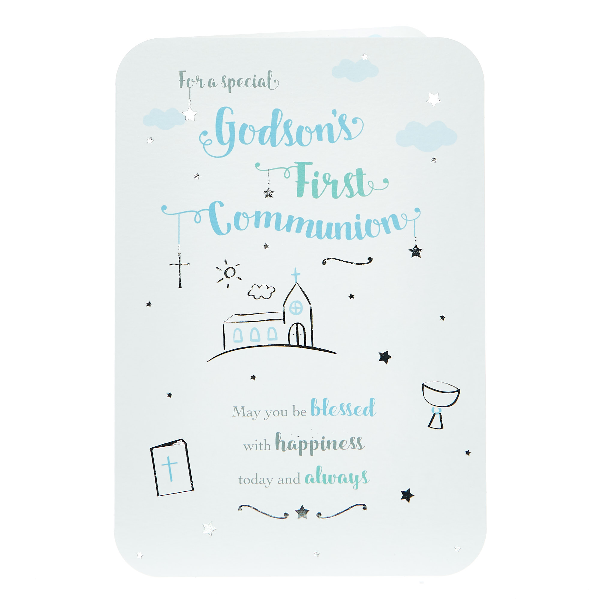 1st Communion Card - Special Godson 