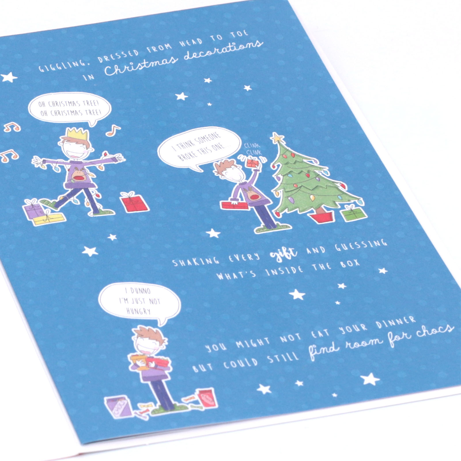 Christmas Card - Wonderful Nephew, Funny Verse