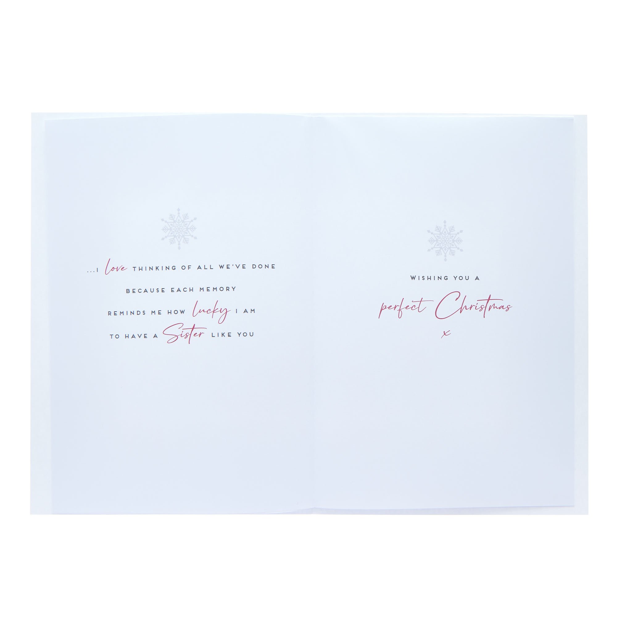 Sister Snowman Photo Christmas Card