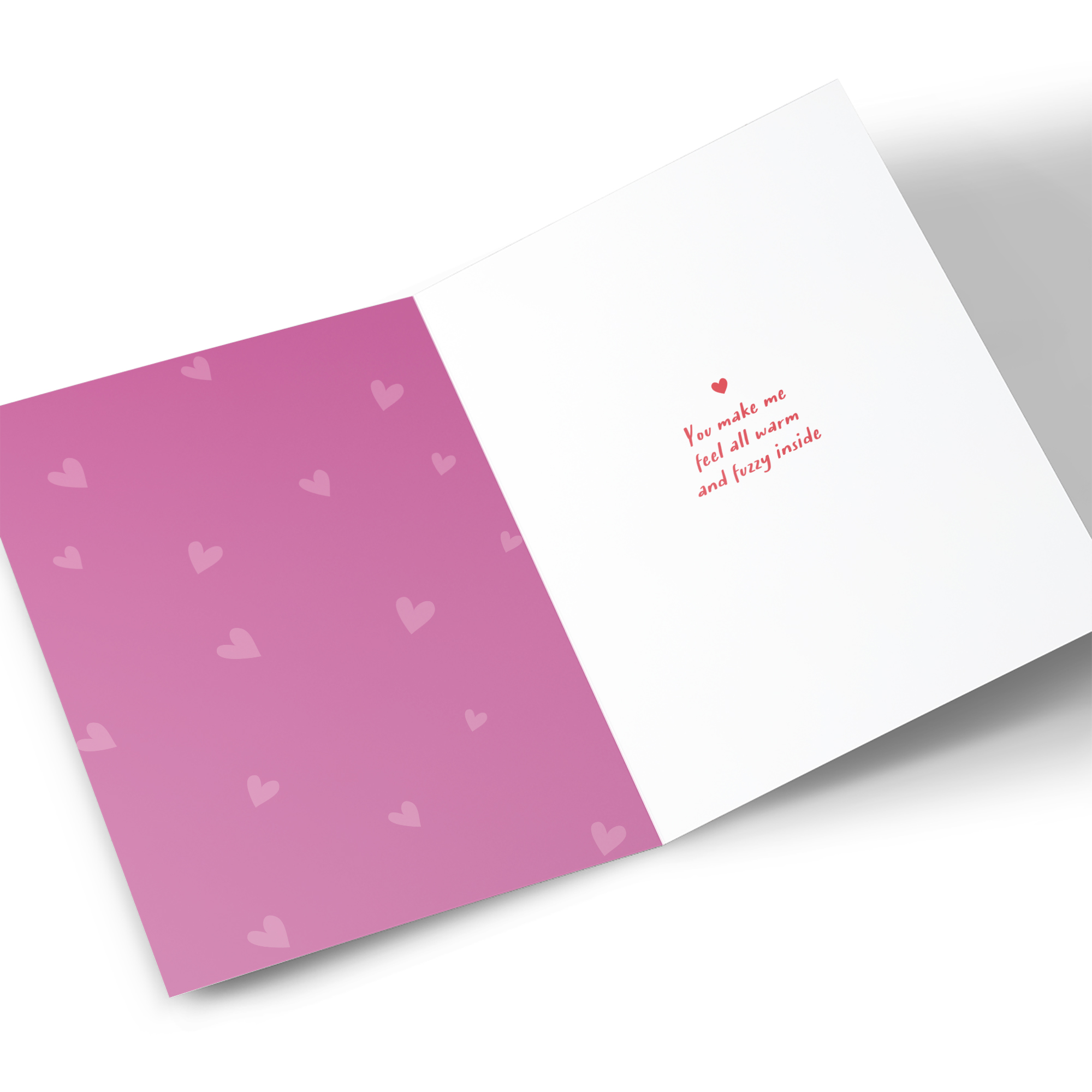 Valentine's Day Card - Fluffy Bunny Couple, Girlfriend