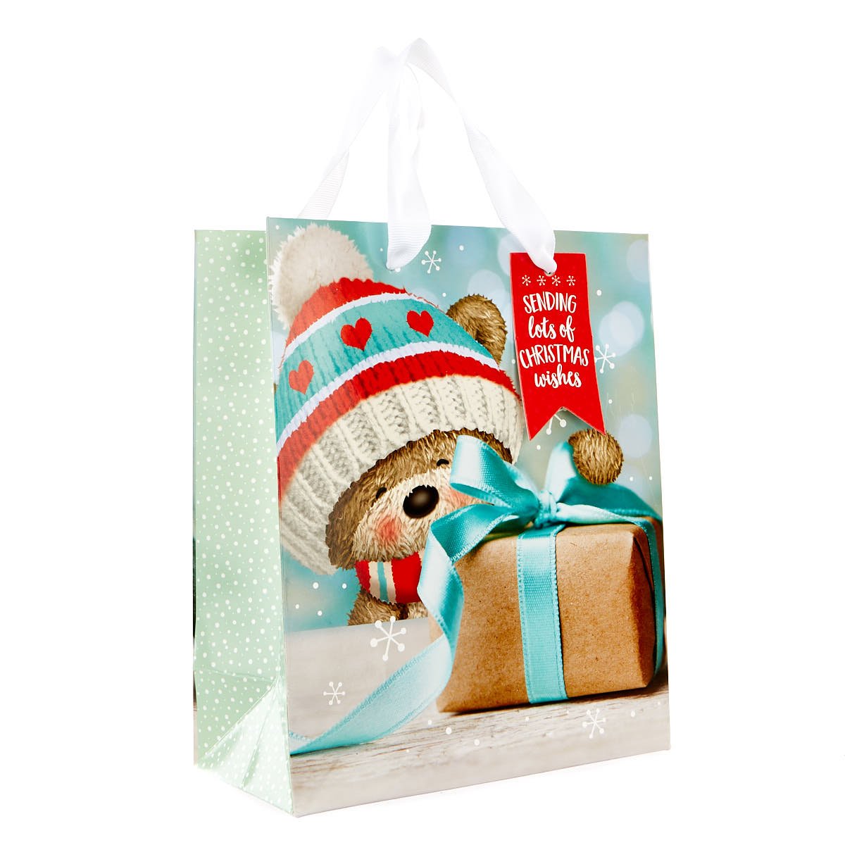 Medium Hugs Christmas Wishes Gift Bag