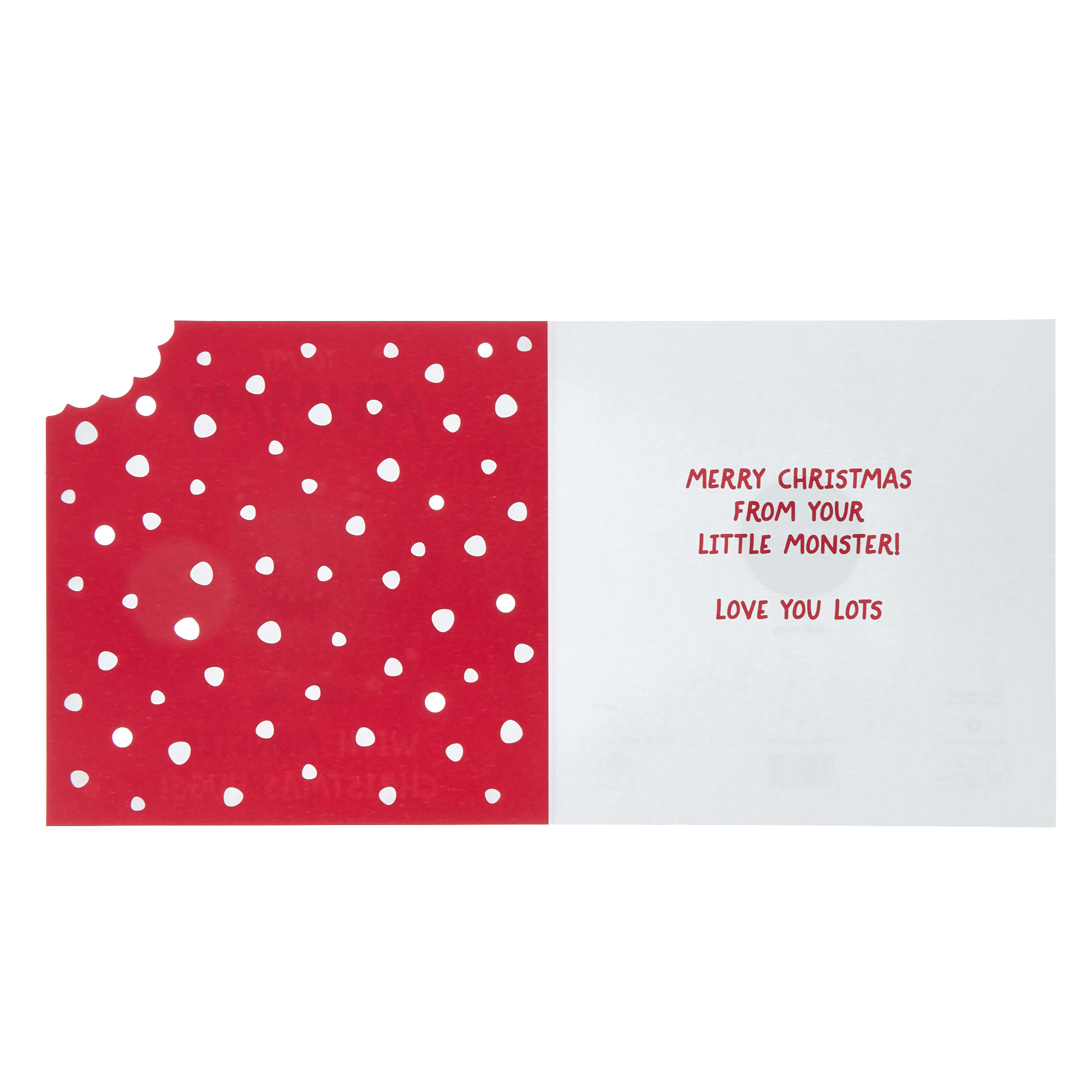 Mummy Monster Hugs Christmas Card