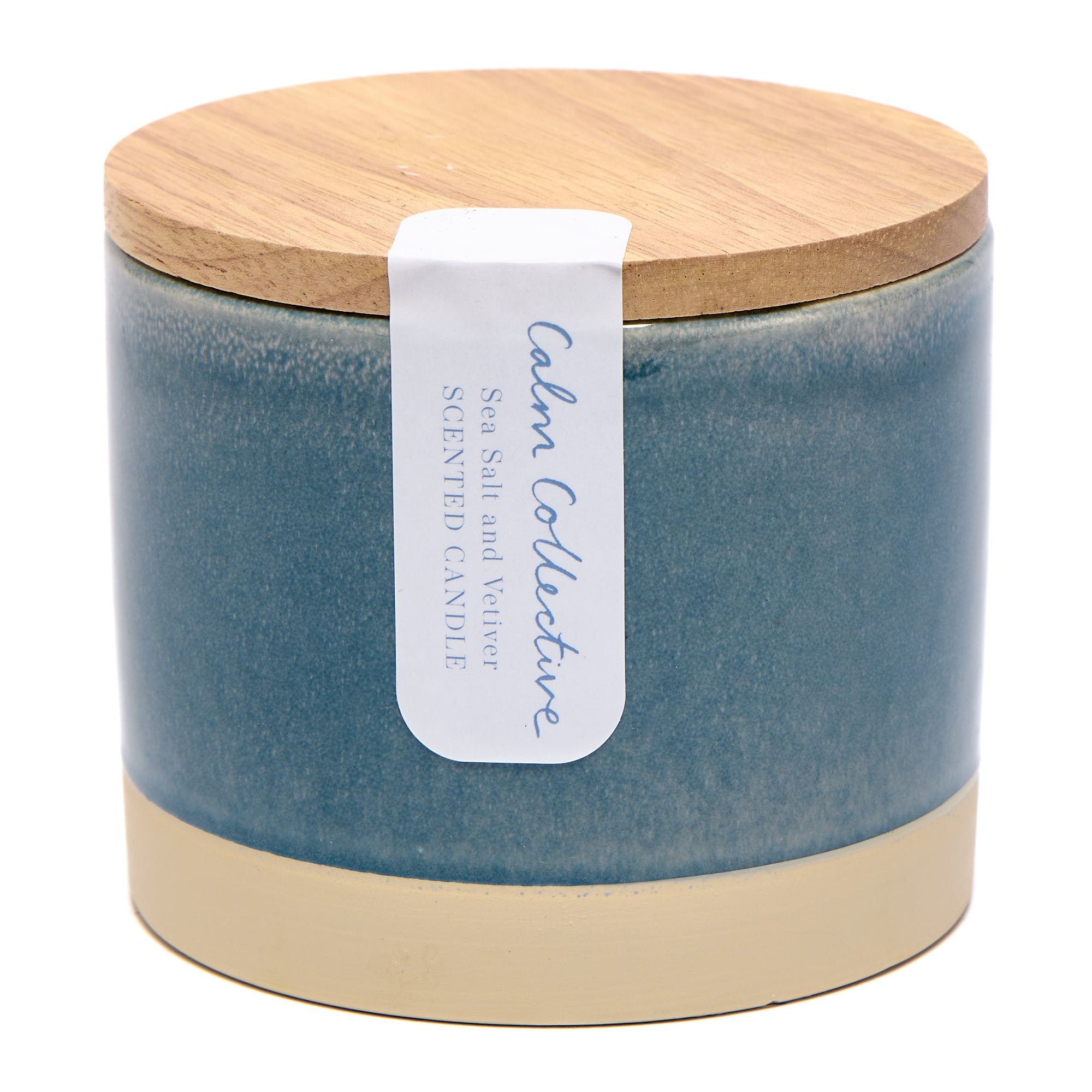 Calm Collective Sea Salt & Vetiver Scented Candle