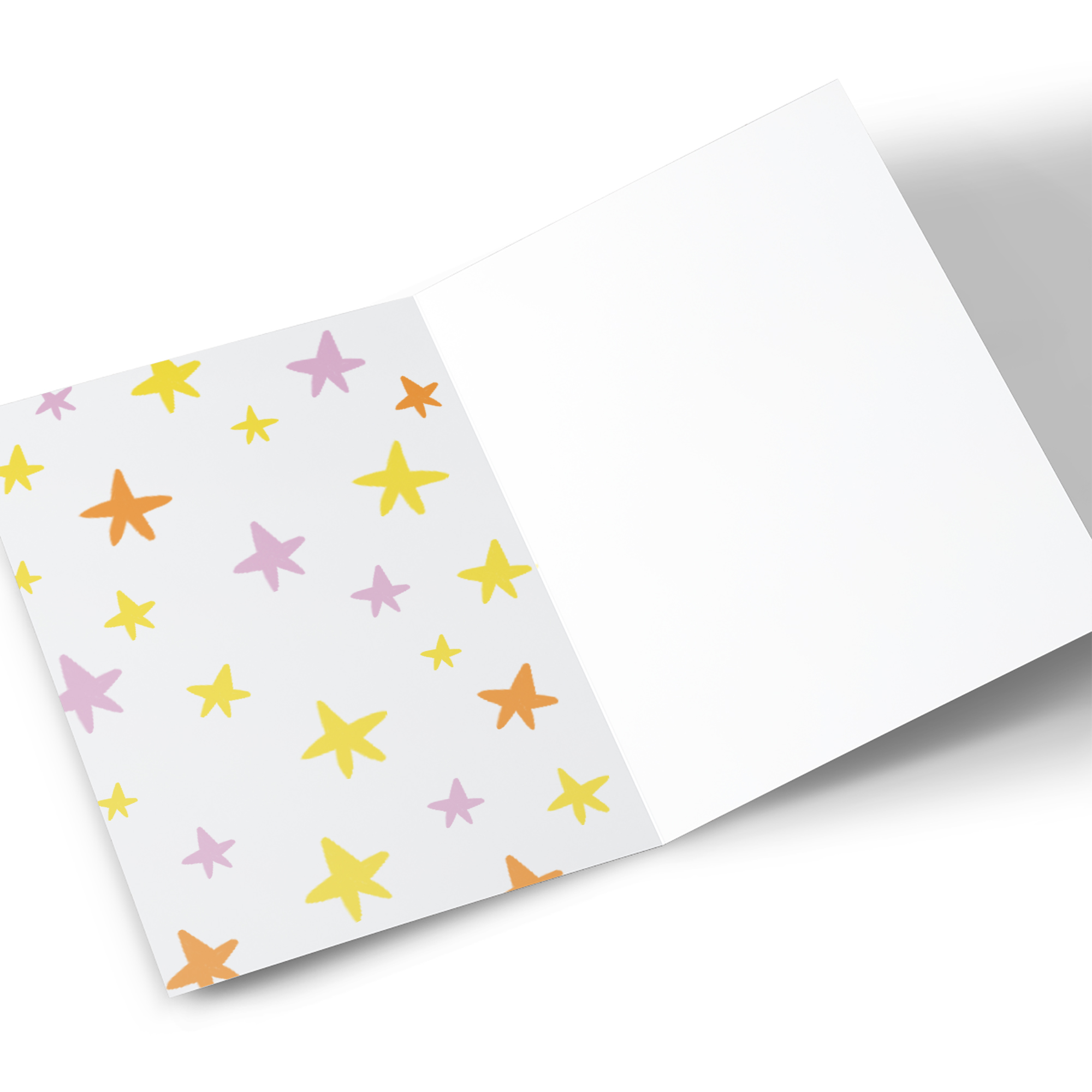 2nd Birthday Card - Colourful Stars