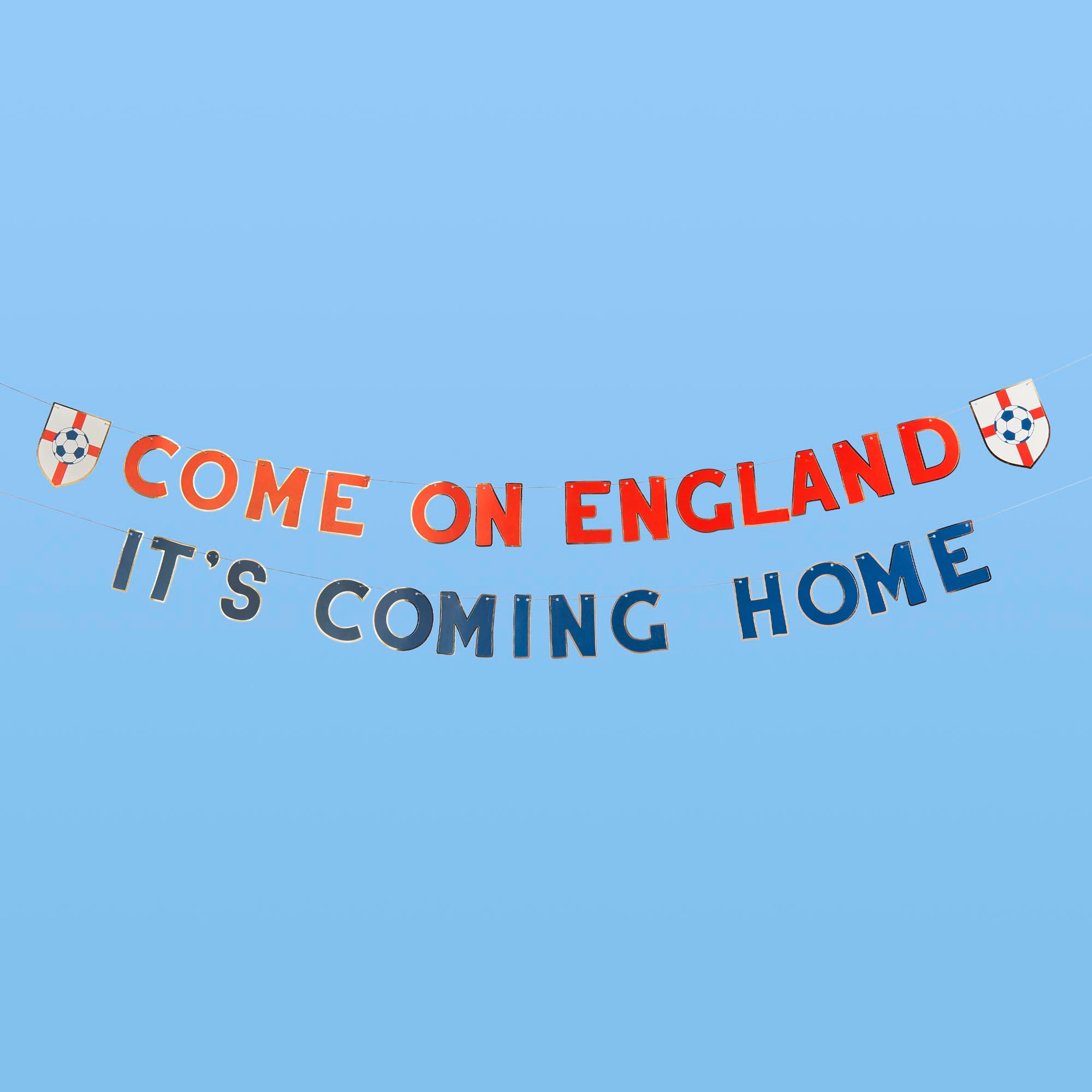 Come On England It's Coming Home Card Banners
