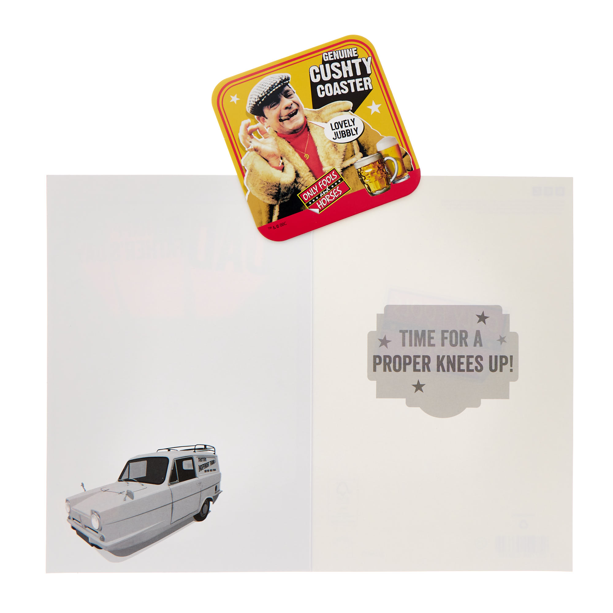 Dad Only Fools & Horses Father's Day Card with Coaster