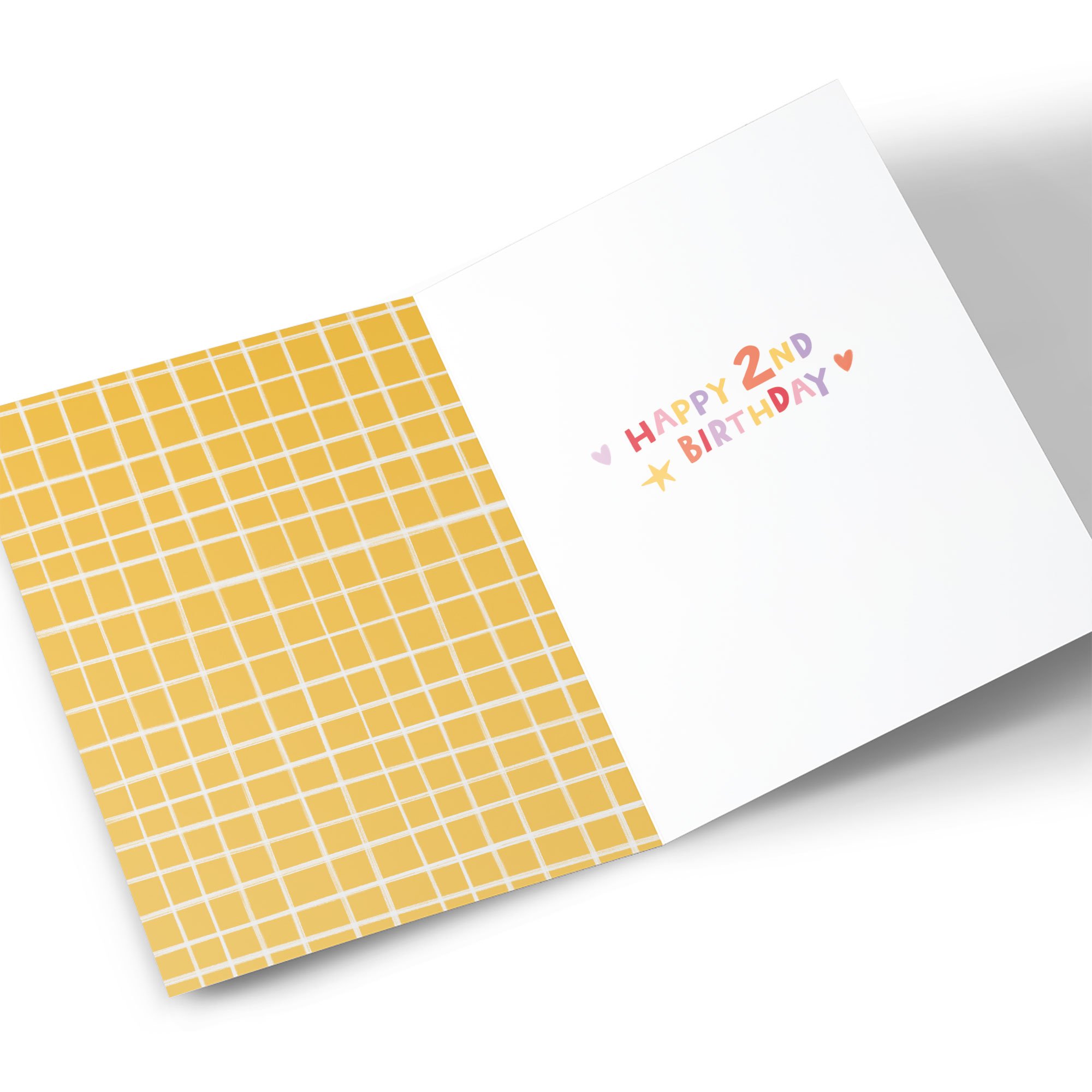 2nd Birthday Card - Brightened Up The World 