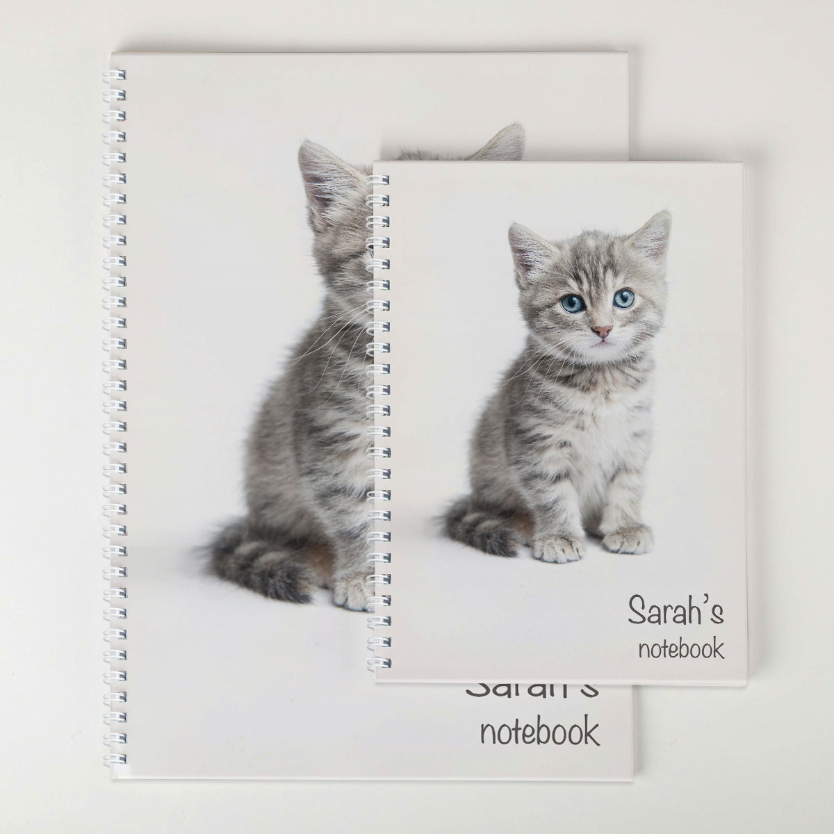 Personalised Cute Kitten Notebook