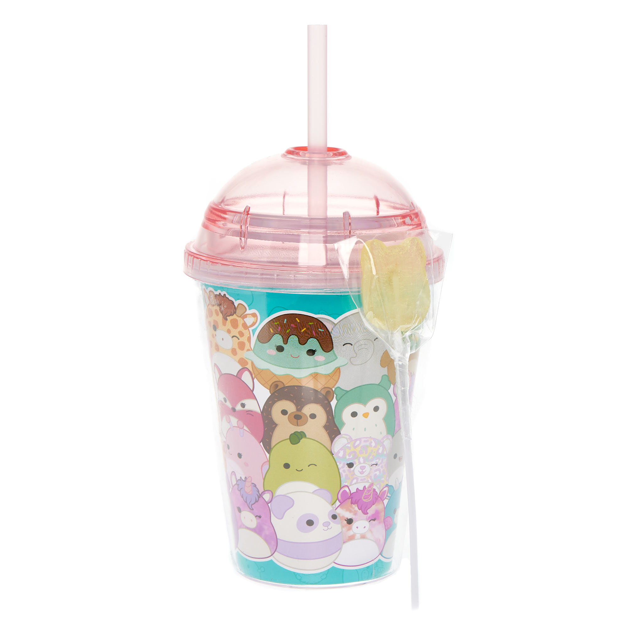 Squishmallows Tumbler & Lollipop Set