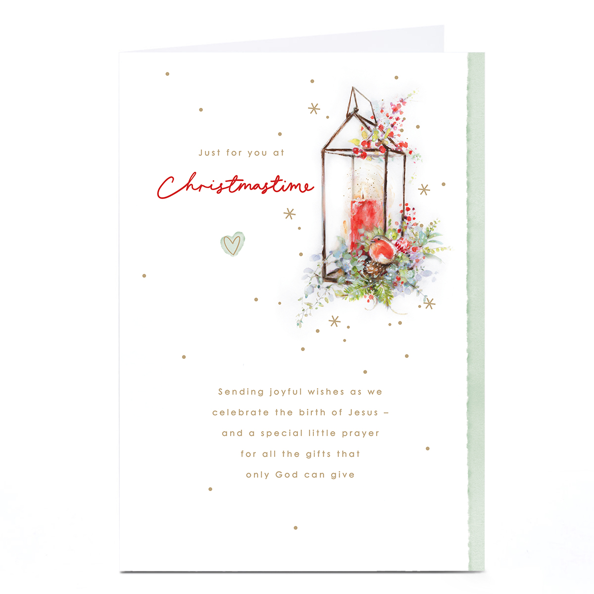 Christmas Card - Joyful Wishes and a Special Prayer