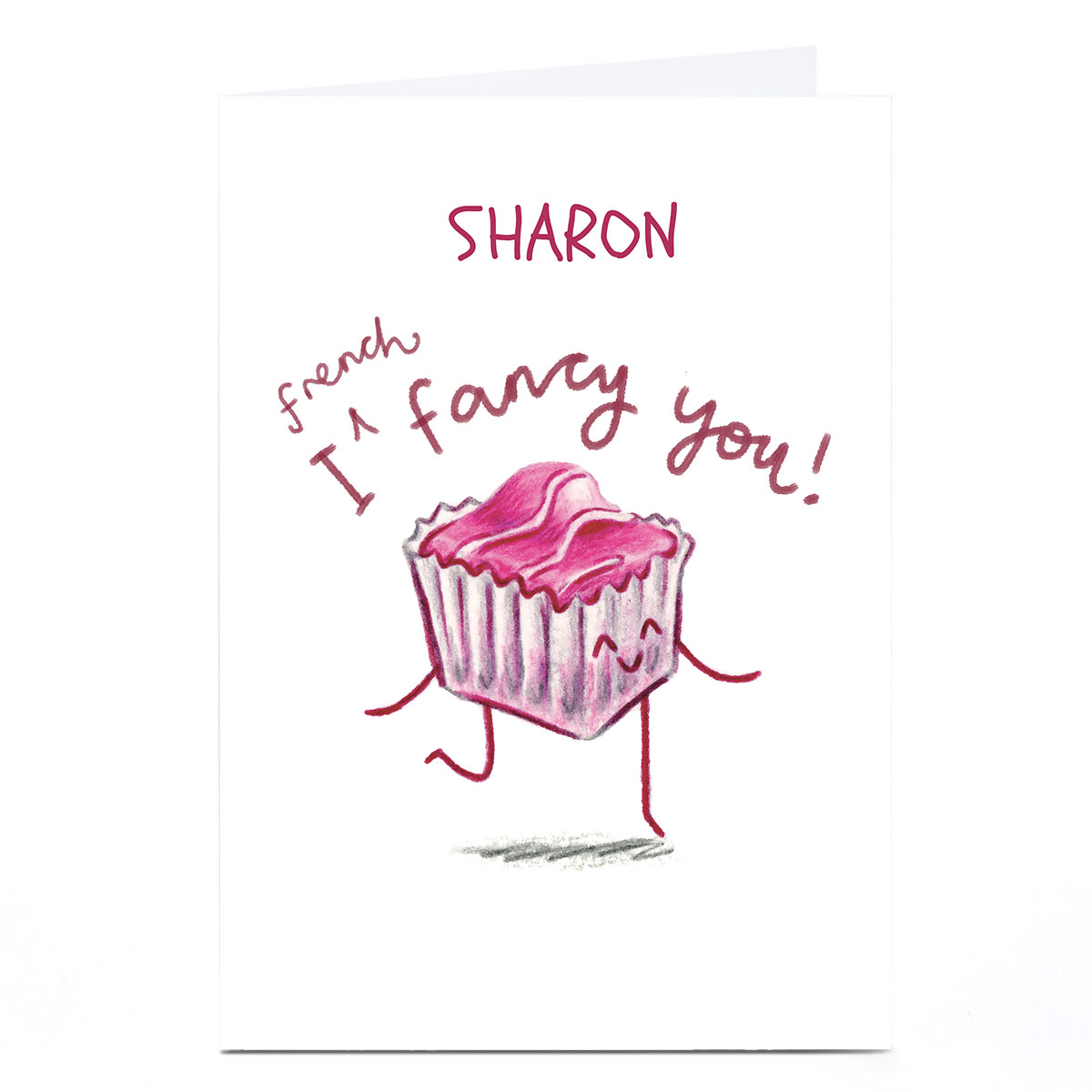 Personalised Whale & Bird Card - I French Fancy You 