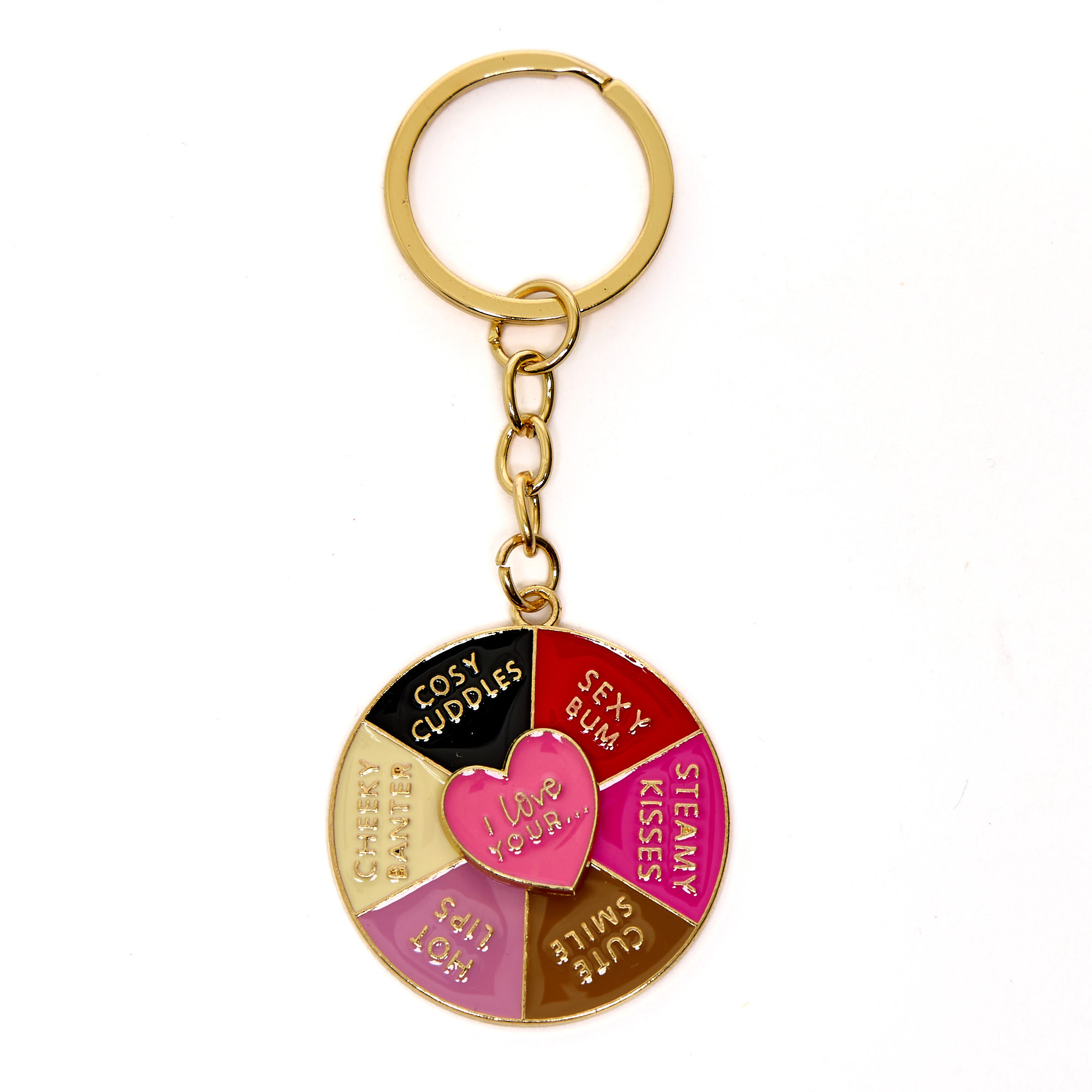 Reasons Why I Love You Spinner Keyring