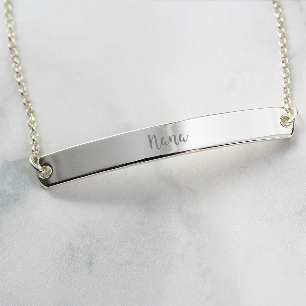 Personalised Silver ID Bracelet - Mother's Day