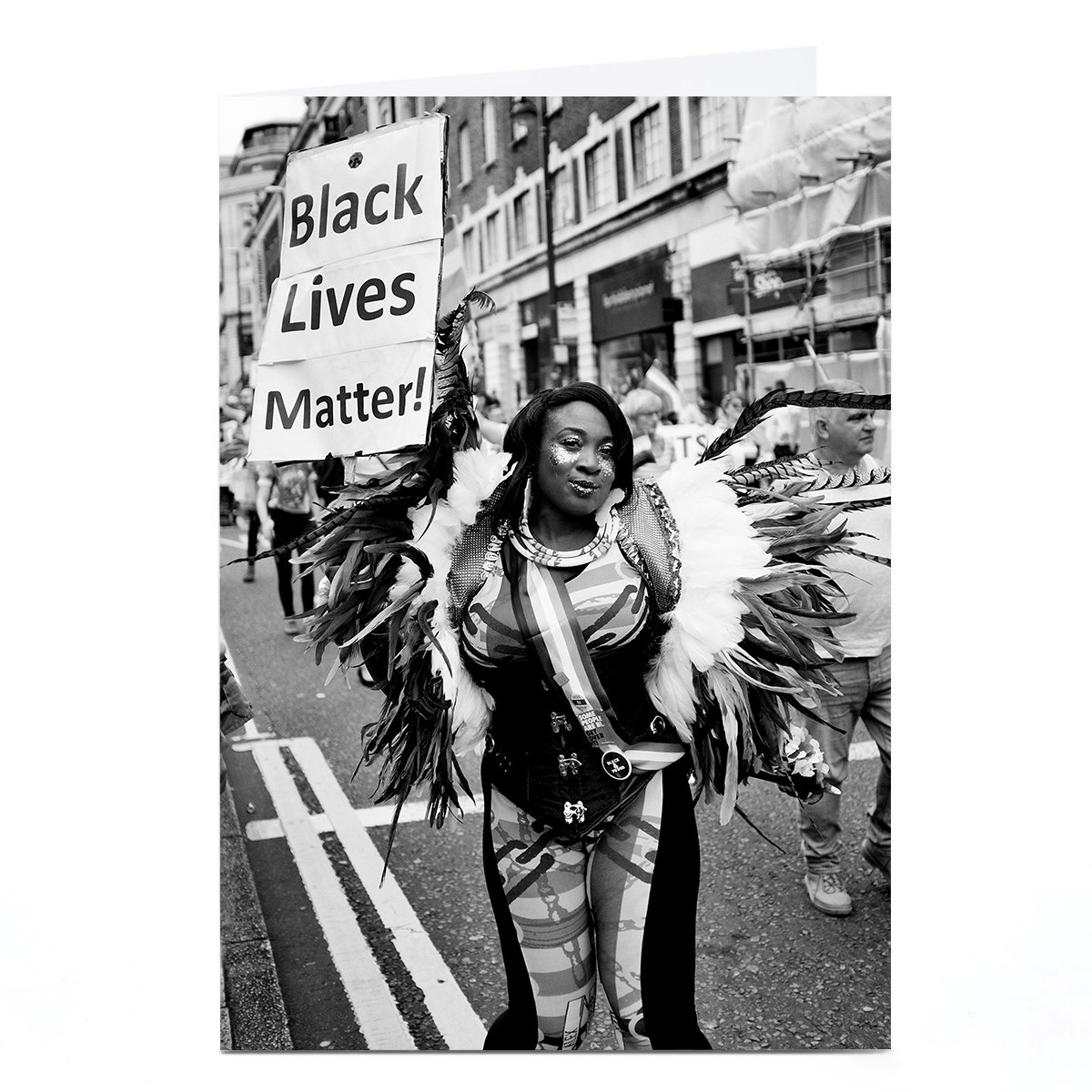 Personalised Jonathan Straight Card - Black Lives Matter Photographic