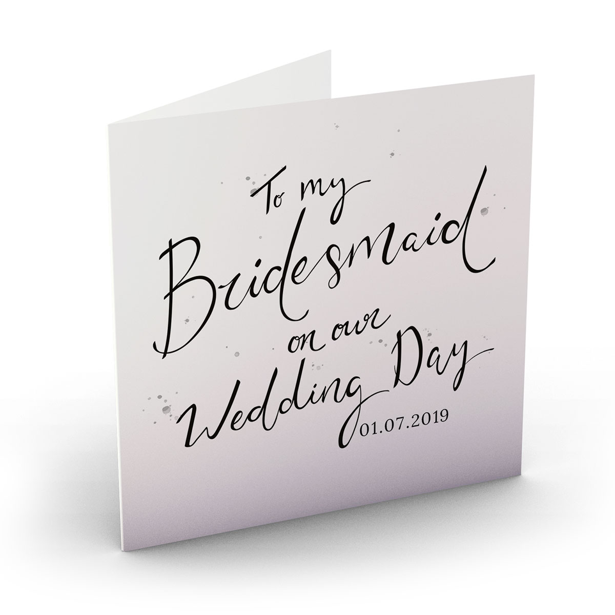 Personalised Wedding Card - My Bridesmaid 