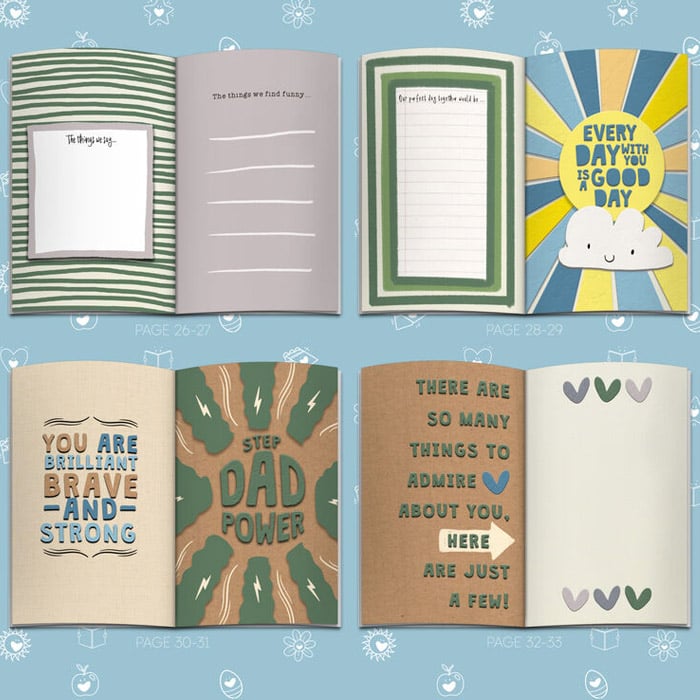 Personalised Fill In With Your Words Book About Step Dad