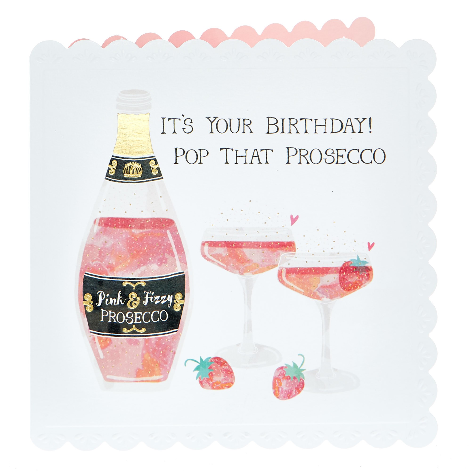 Birthday Card - Pop That Prosecco