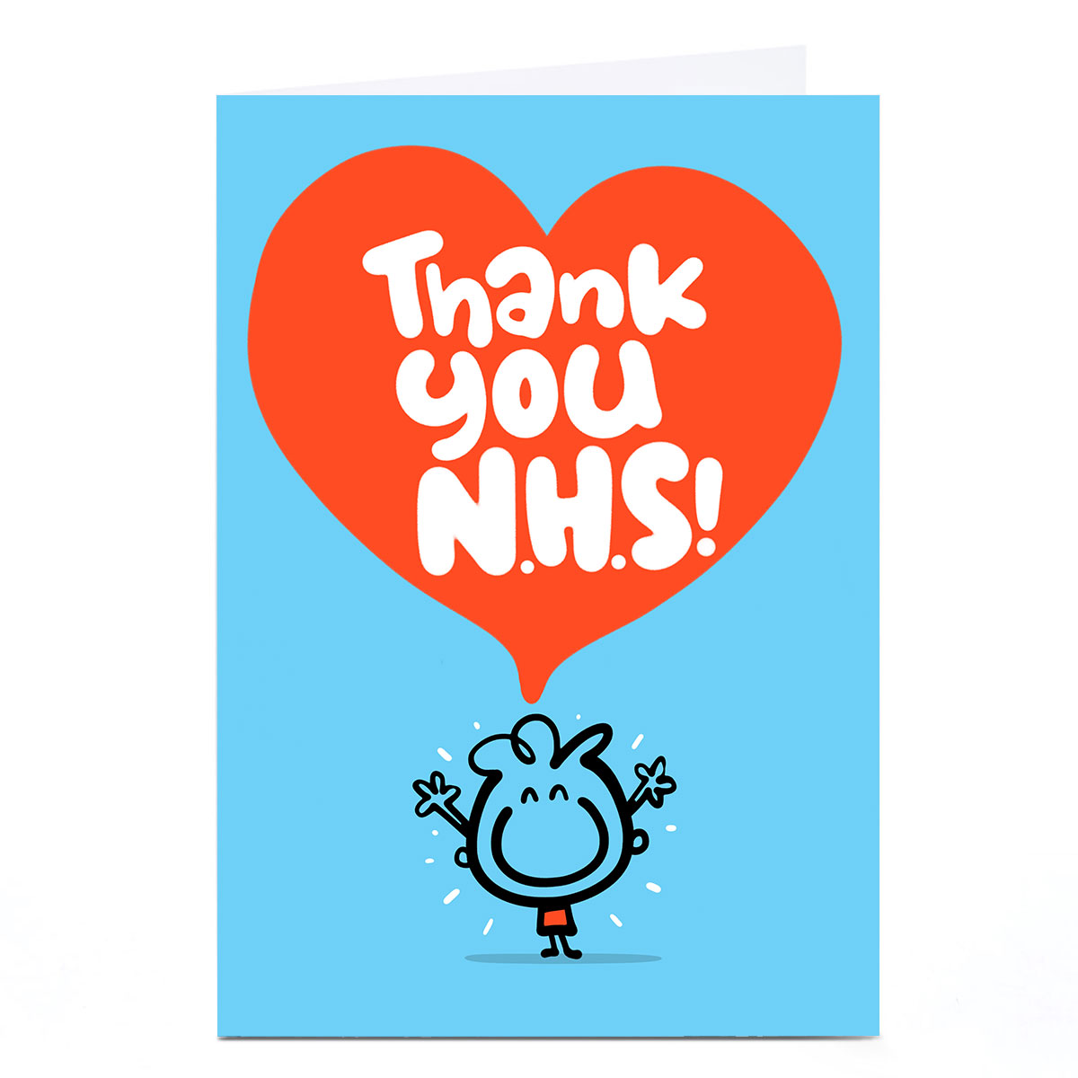 Personalised Fruitloops Thank You Card - NHS!